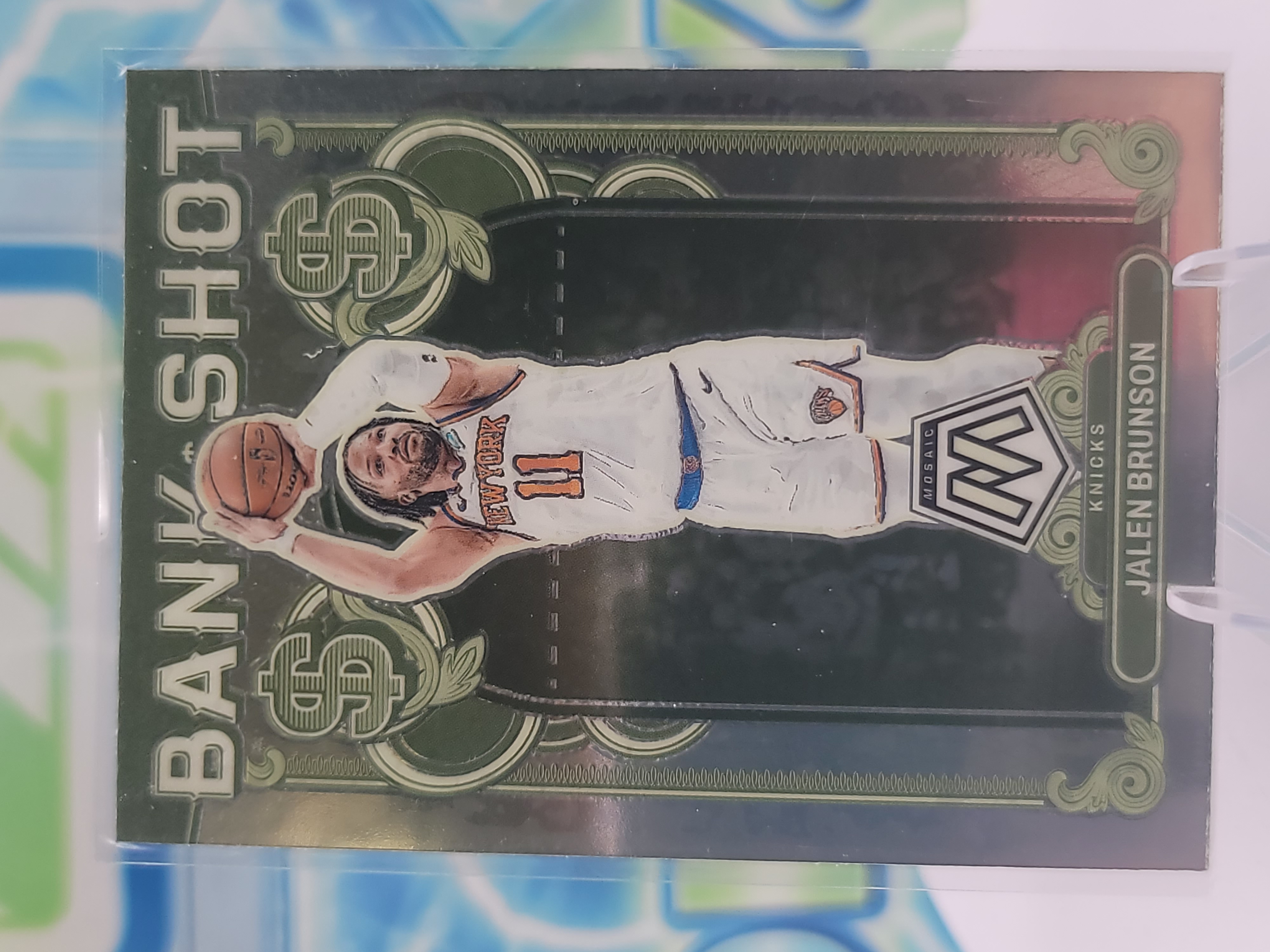 2024 Panini Mosaic Jalen Brunson — 2024 Panini Mosaic Bank Shot Jalen Brunson