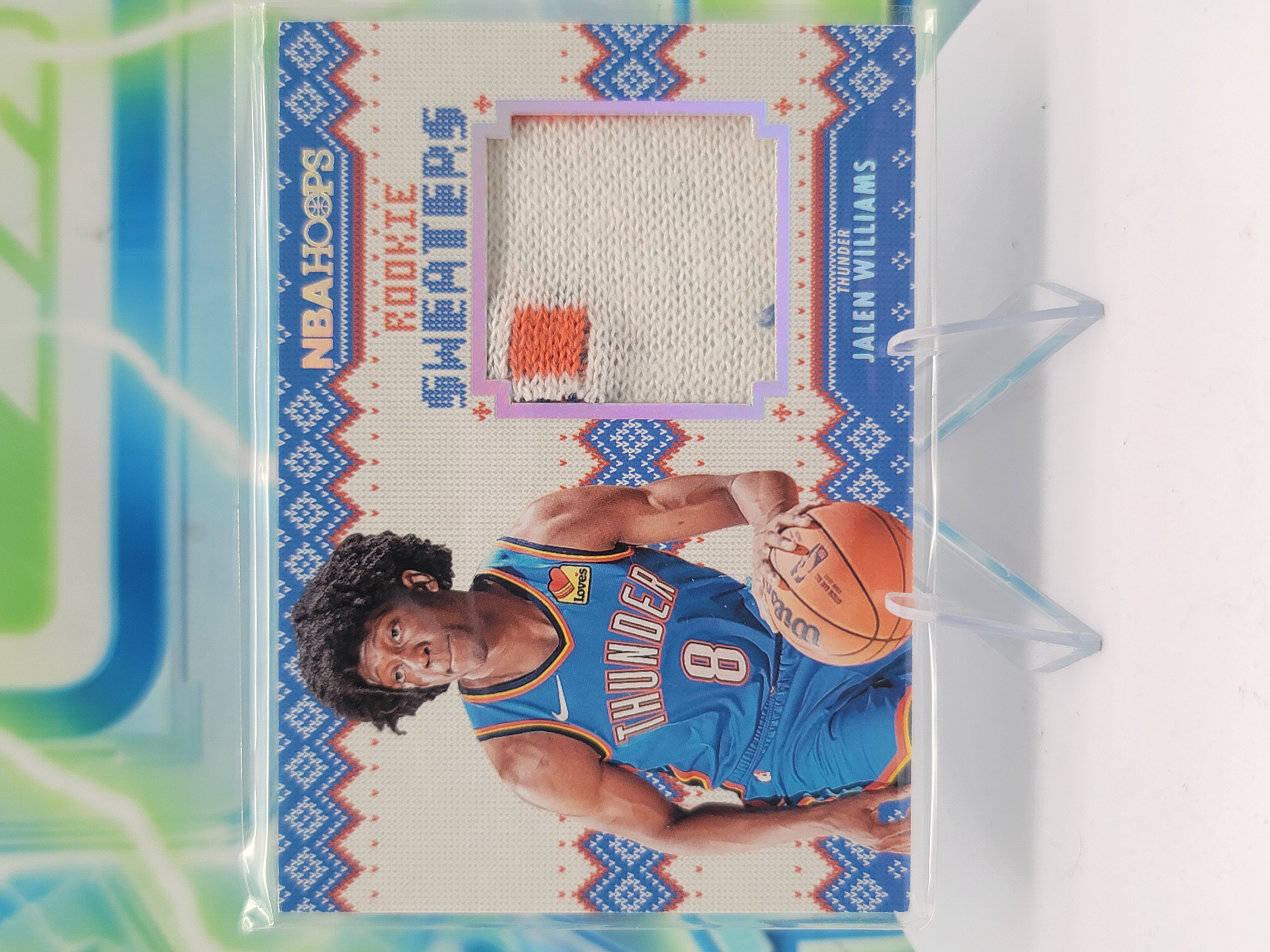 2023 Panini NBA Hoops Jalen Williams — 2023 Panini NBA Hoops Rookie Sweaters Patch Jalen Williams Rookie Patch