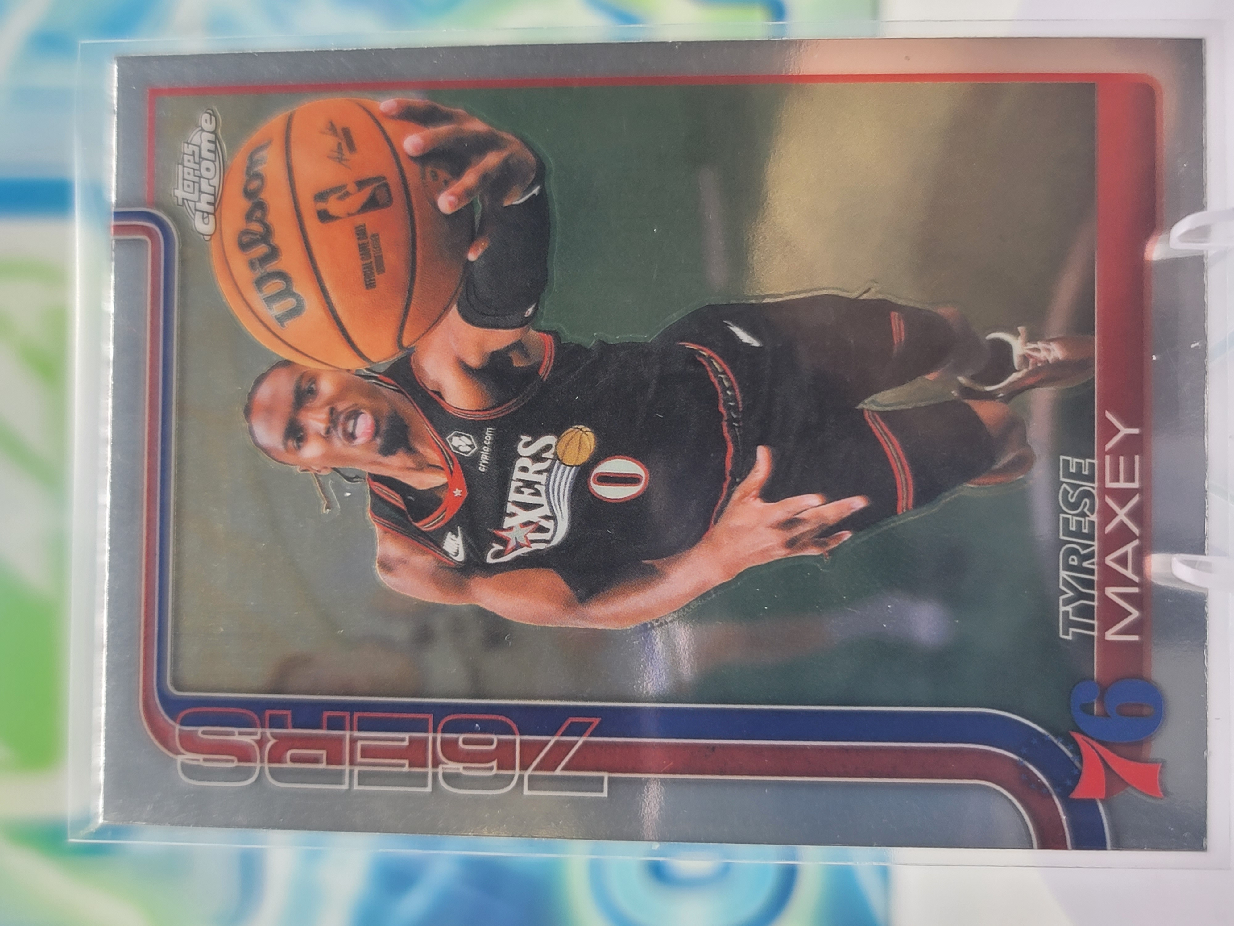 2026 Topps Chrome Update Tyrese Maxey — 2026 Topps Chrome Update Tyrese Maxey