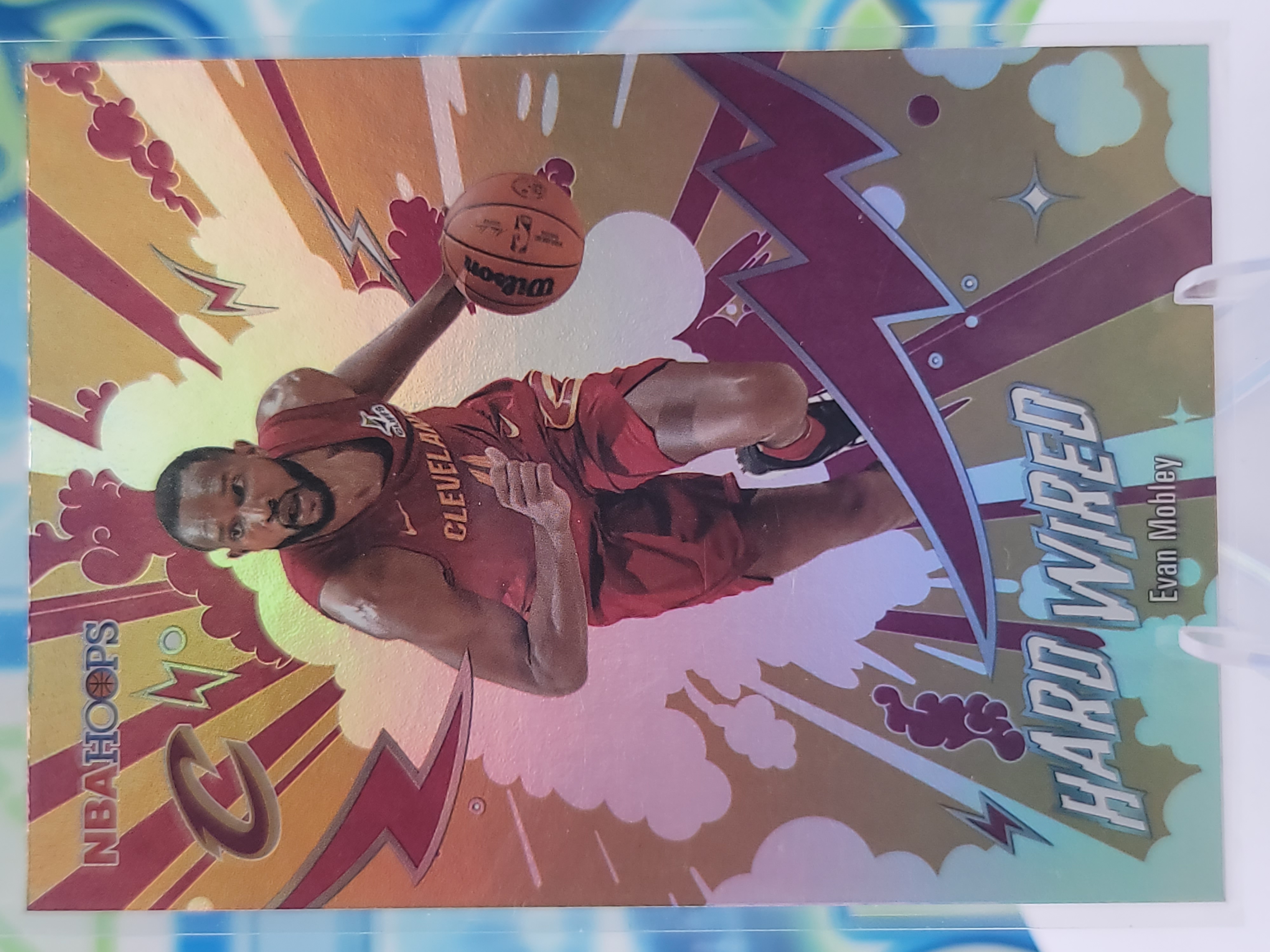2026 Topps NBA Hoops Evan Mobley — 2026 Topps NBA Hoops Hard Wired Evan Mobley