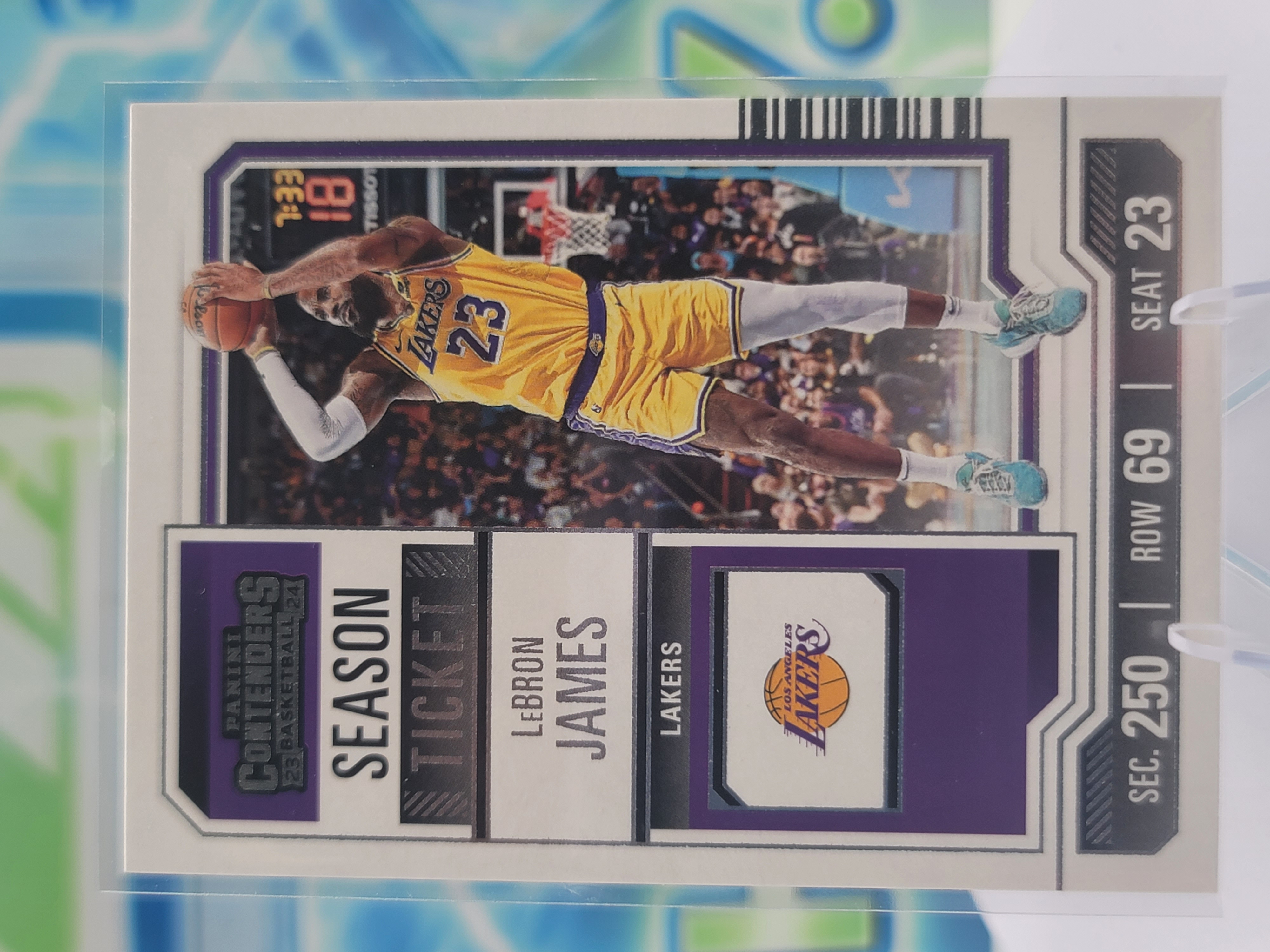 2024 Panini Contenders LeBron James — 2024 Panini Contenders Season Ticket LeBron James