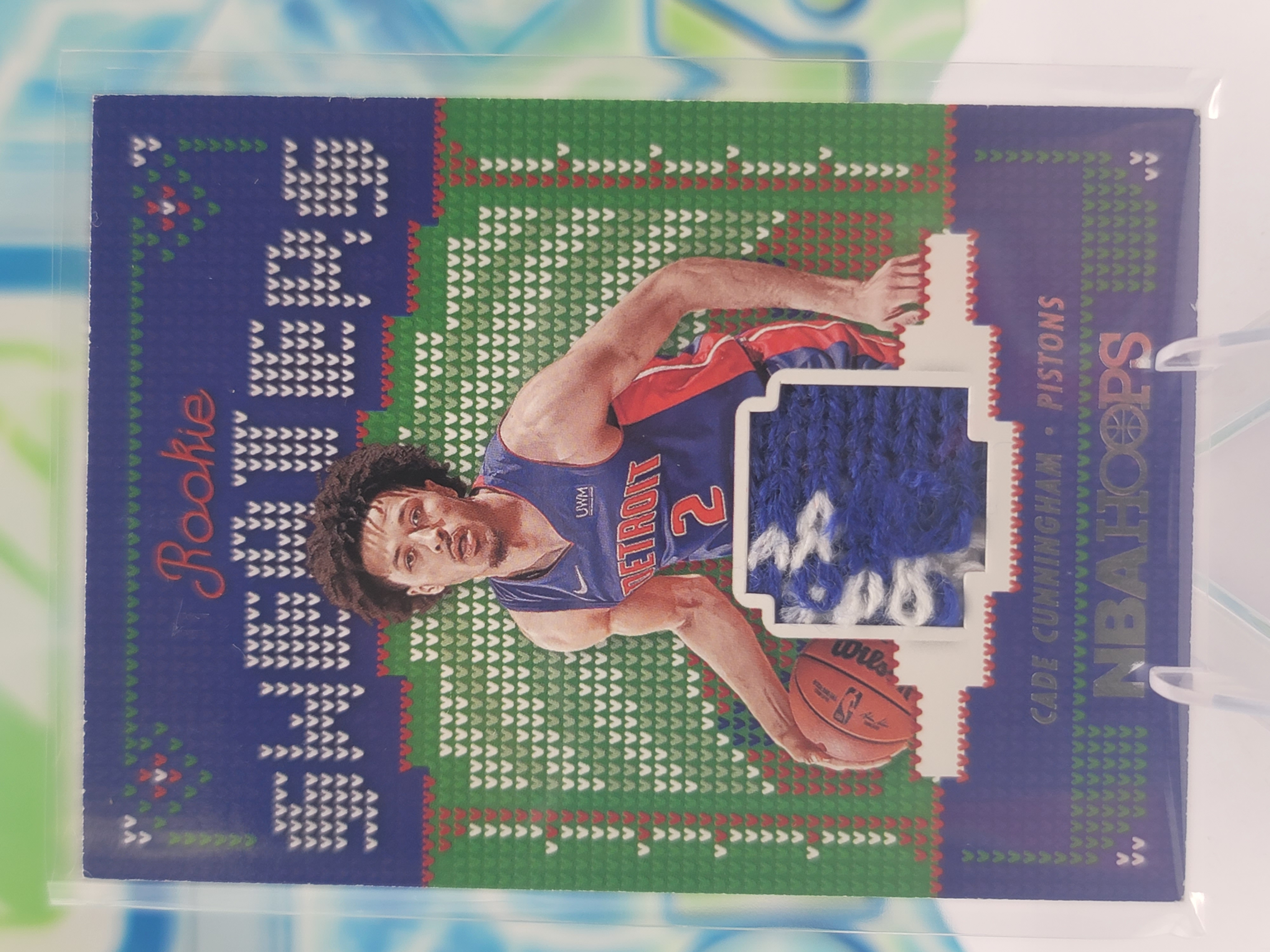 2022 Panini NBA Hoops Cade Cunningham — 2022 Panini NBA Hoops Rookie Sweaters Cade Cunningham Rookie