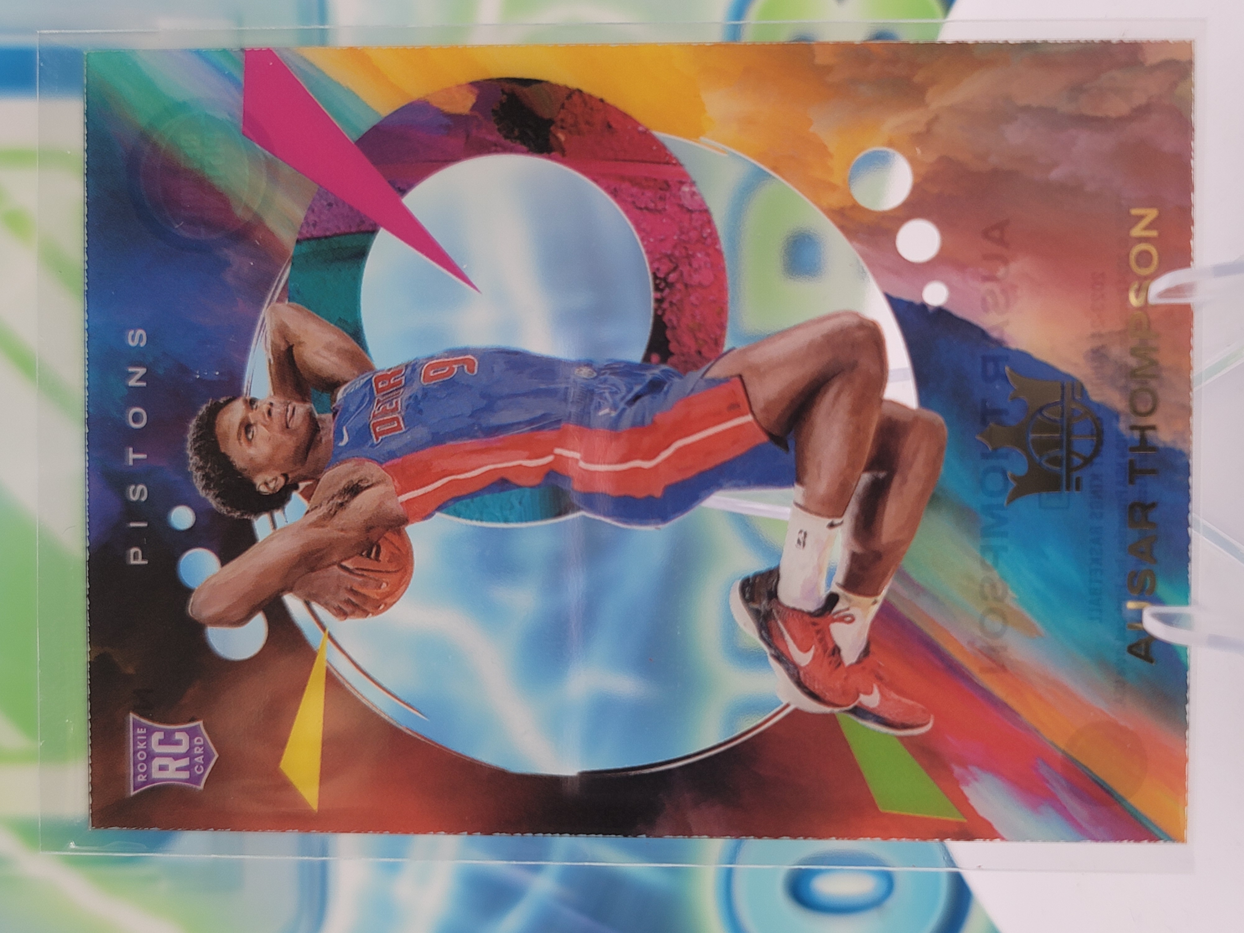 2024 Panini Court Kings Ausar Thompson — 2024 Panini Court Kings Acetate Ausar Thompson Rookie