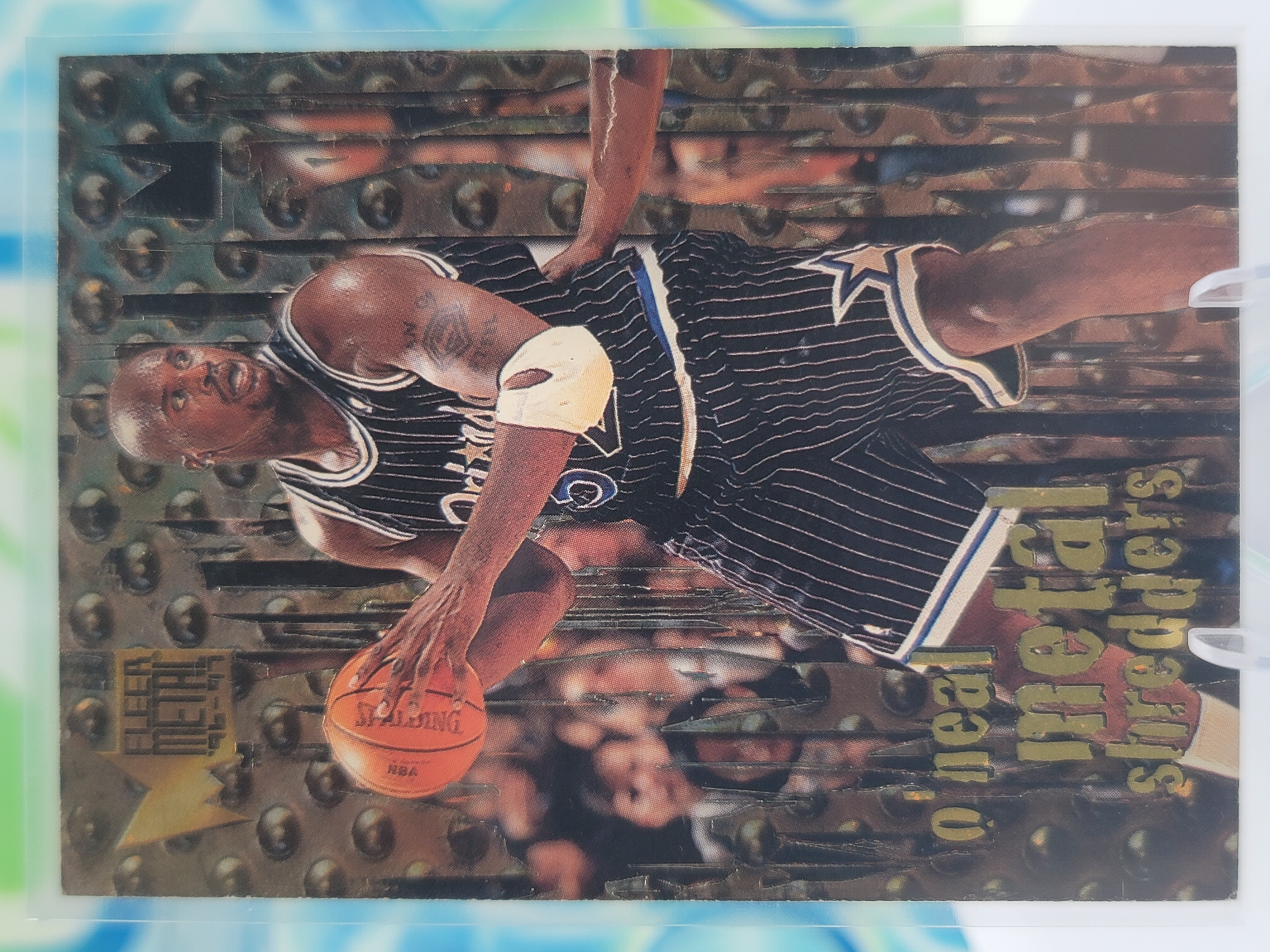 1997 Fleer Metal Shaquille O'Neal — 1997 Fleer Metal Shredders Shaquille O'Neal