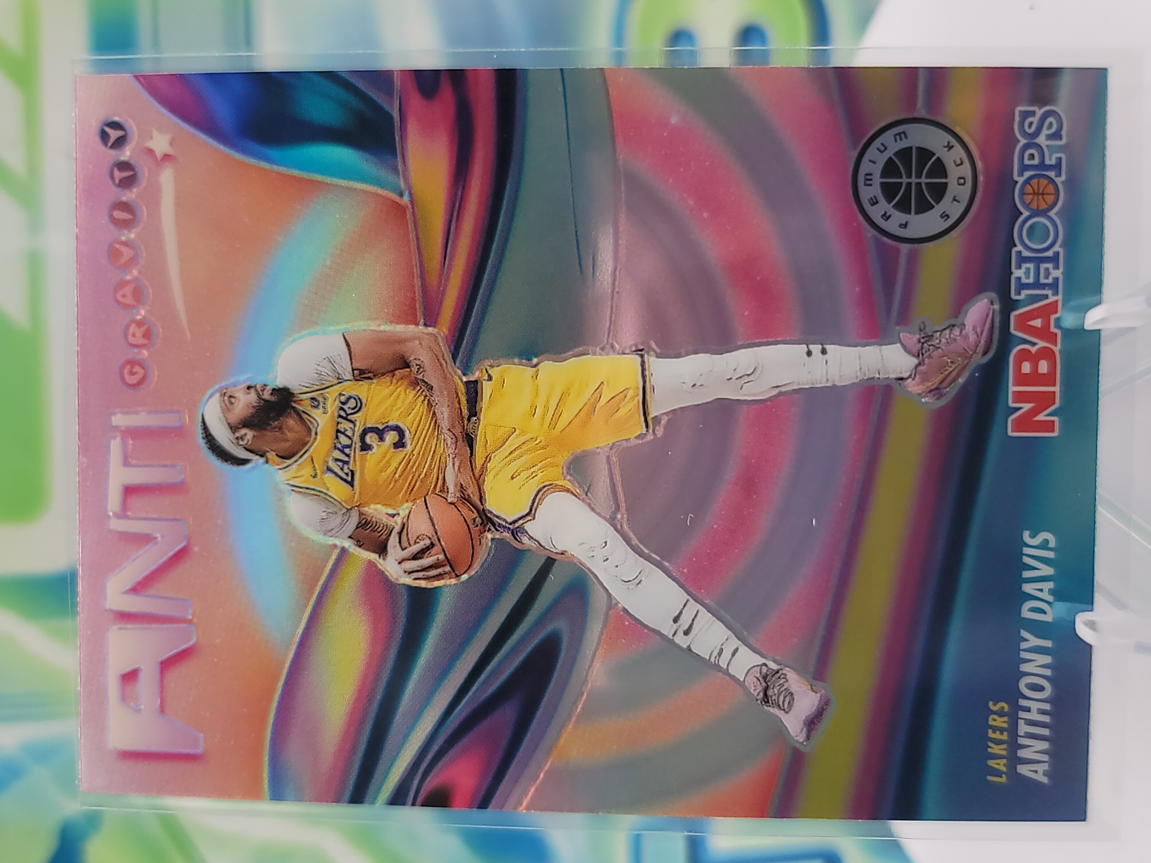2024 Panini Premium Stock Anthony Davis — 2024 Panini Premium Stock Anti Gravity Silver Prizm Anthony Davis