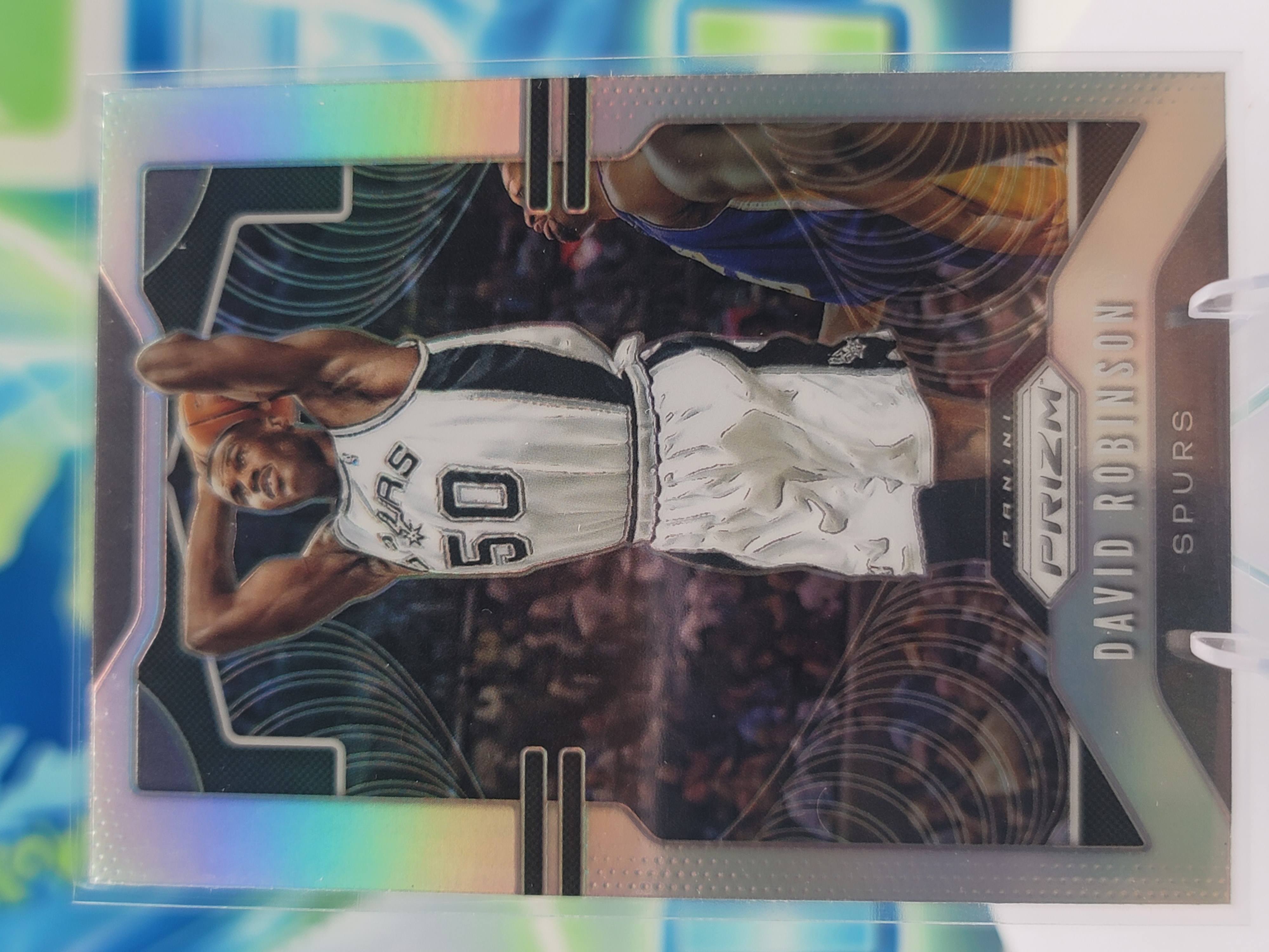 2020 Panini Prizm David Robinson — 2020 Panini Prizm Silver Prizm David Robinson