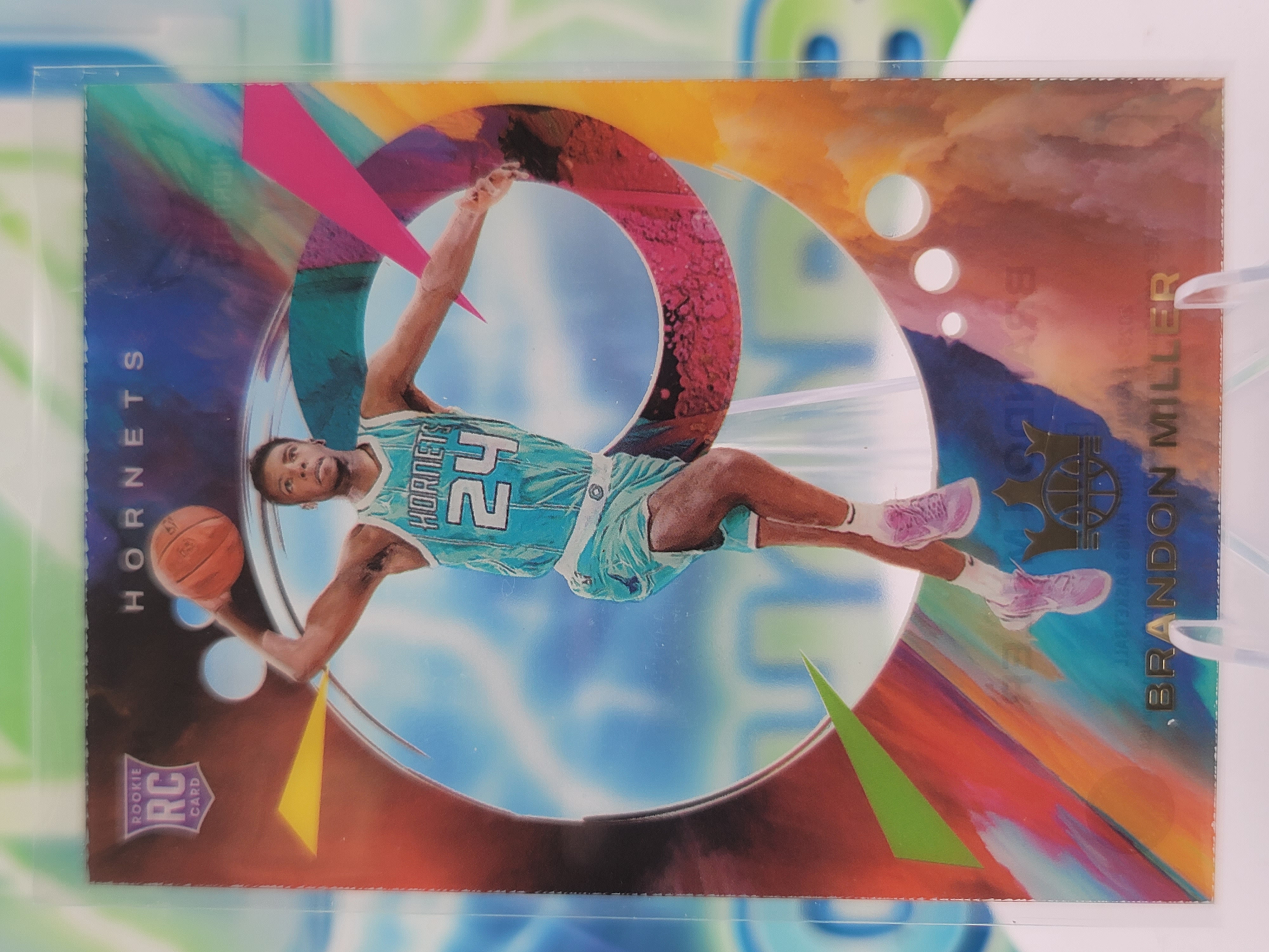 2024 Panini Court Kings Brandon Miller — 2024 Panini Court Kings Acetate Brandon Miller Rookie