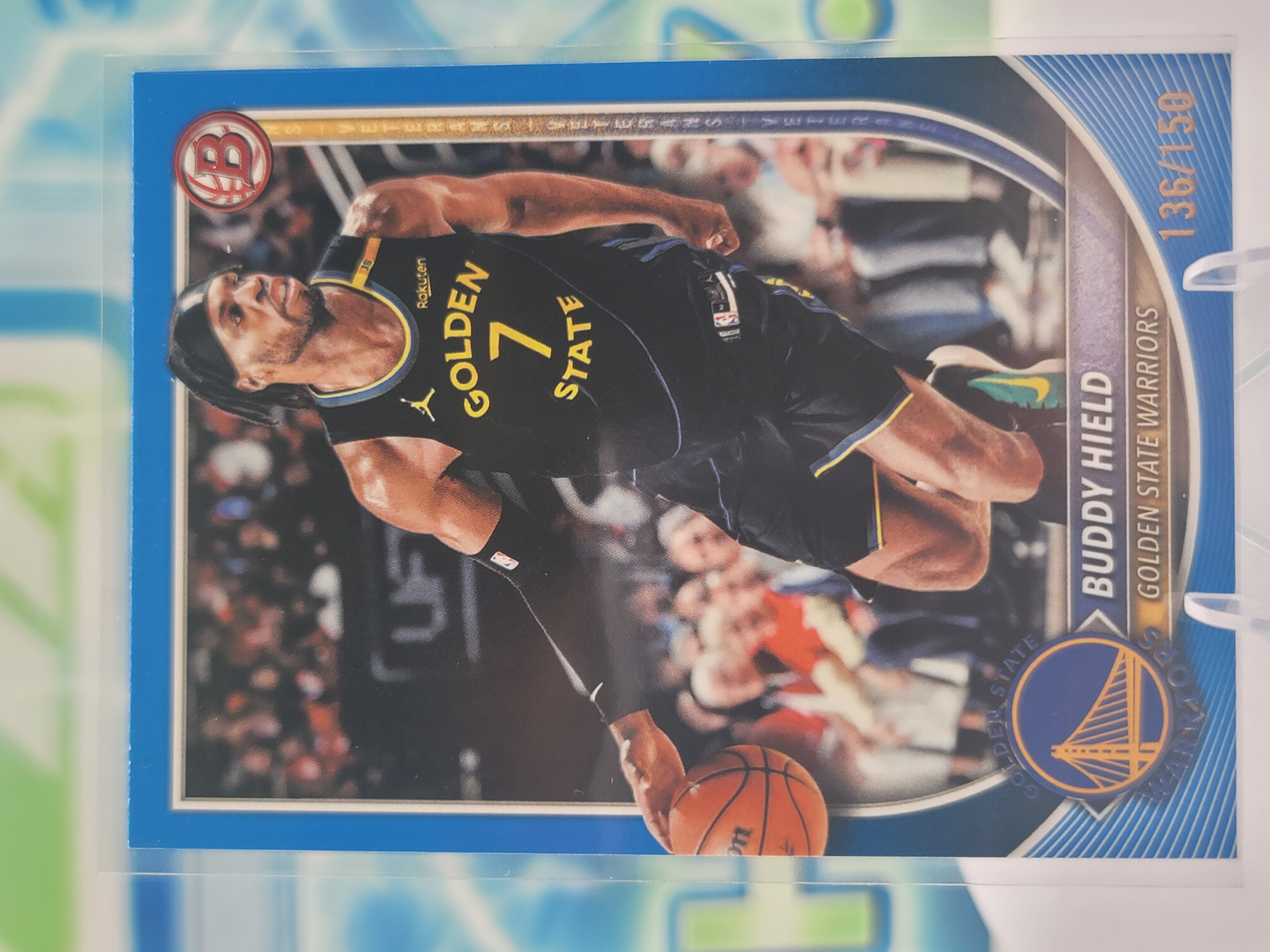 2026 Topps Bowman Buddy Hield — 2026 Topps Bowman Blue Border Buddy Hield #136 of 150