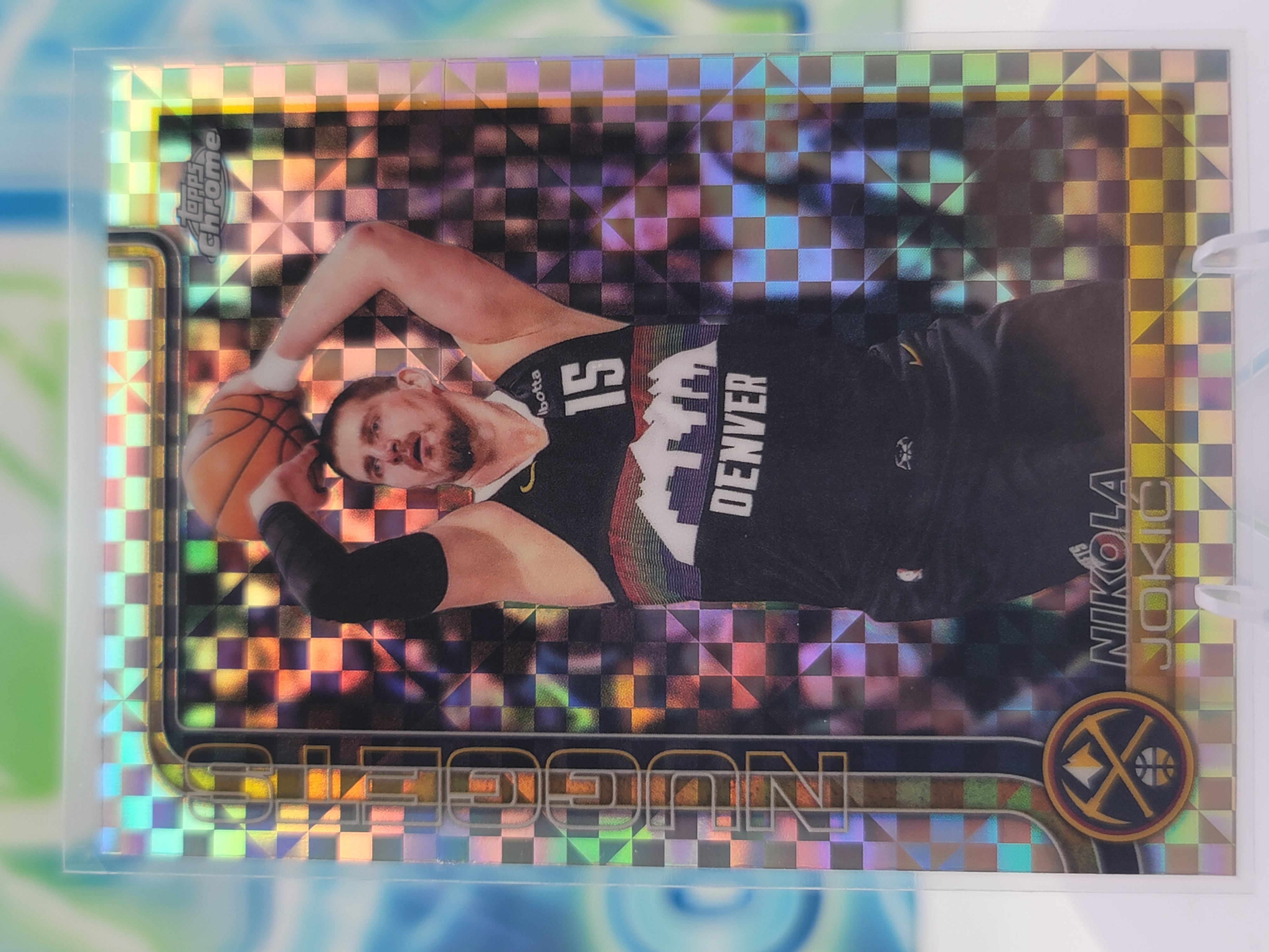 2026 Topps Chrome Update Nikola Jokic — 2026 Topps Chrome Update X-Fractor Nikola Jokic