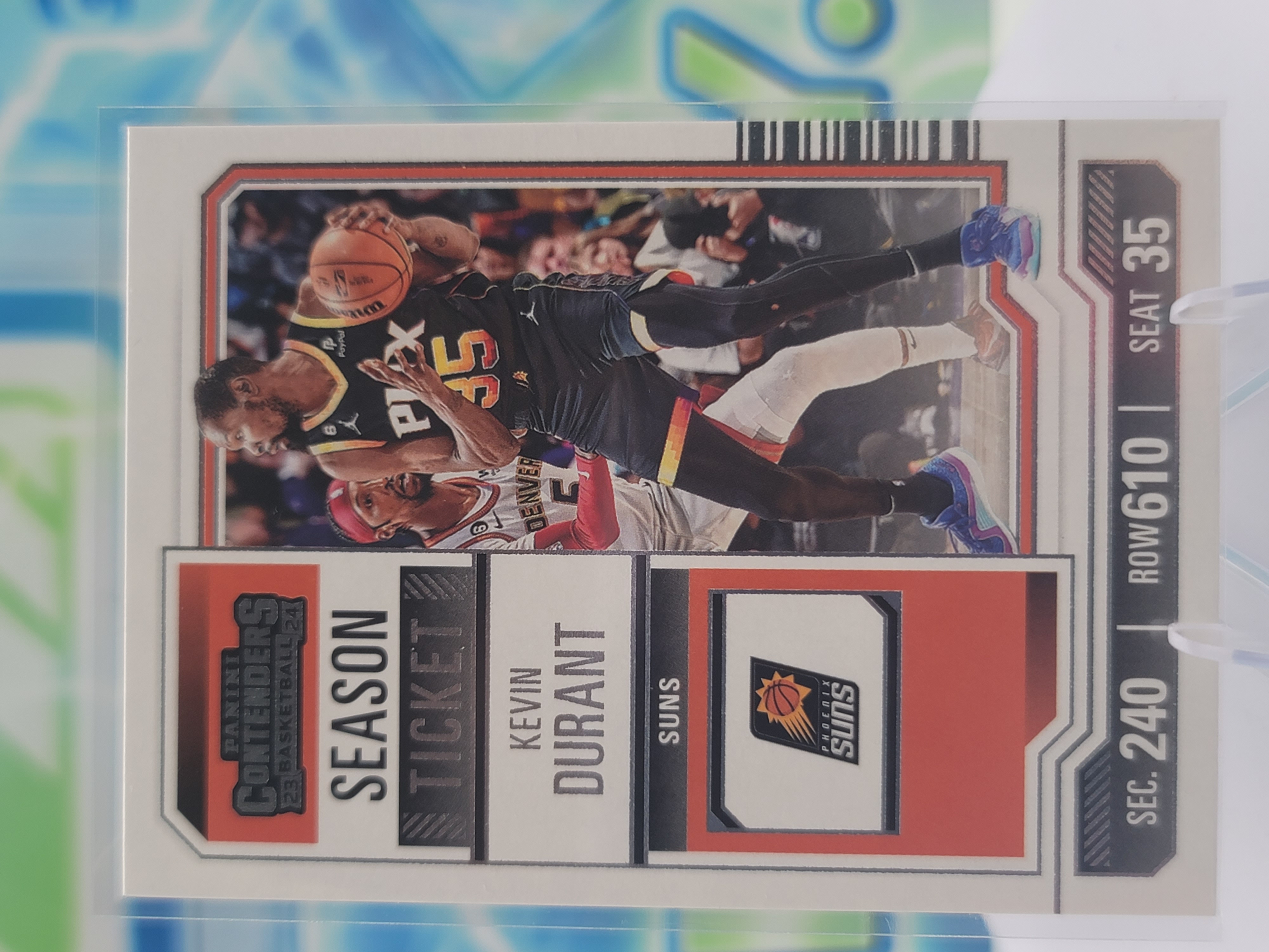 2024 Panini Contenders Kevin Durant — 2024 Panini Contenders Season Ticket Kevin Durant