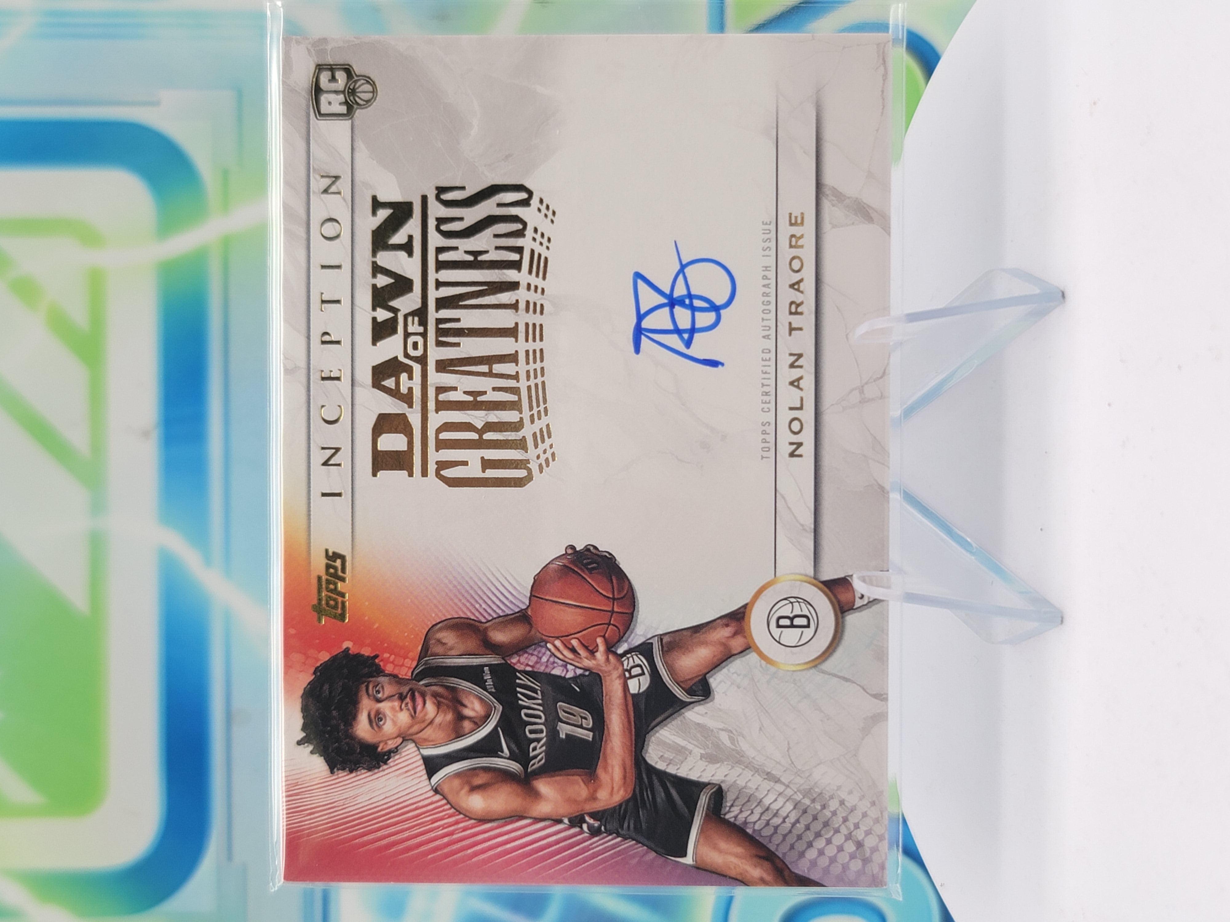 2026 Topps Inception Nolan Traore — 2026 Topps Inception Dawn of Greatness Nolan Traore Rookie Autograph
