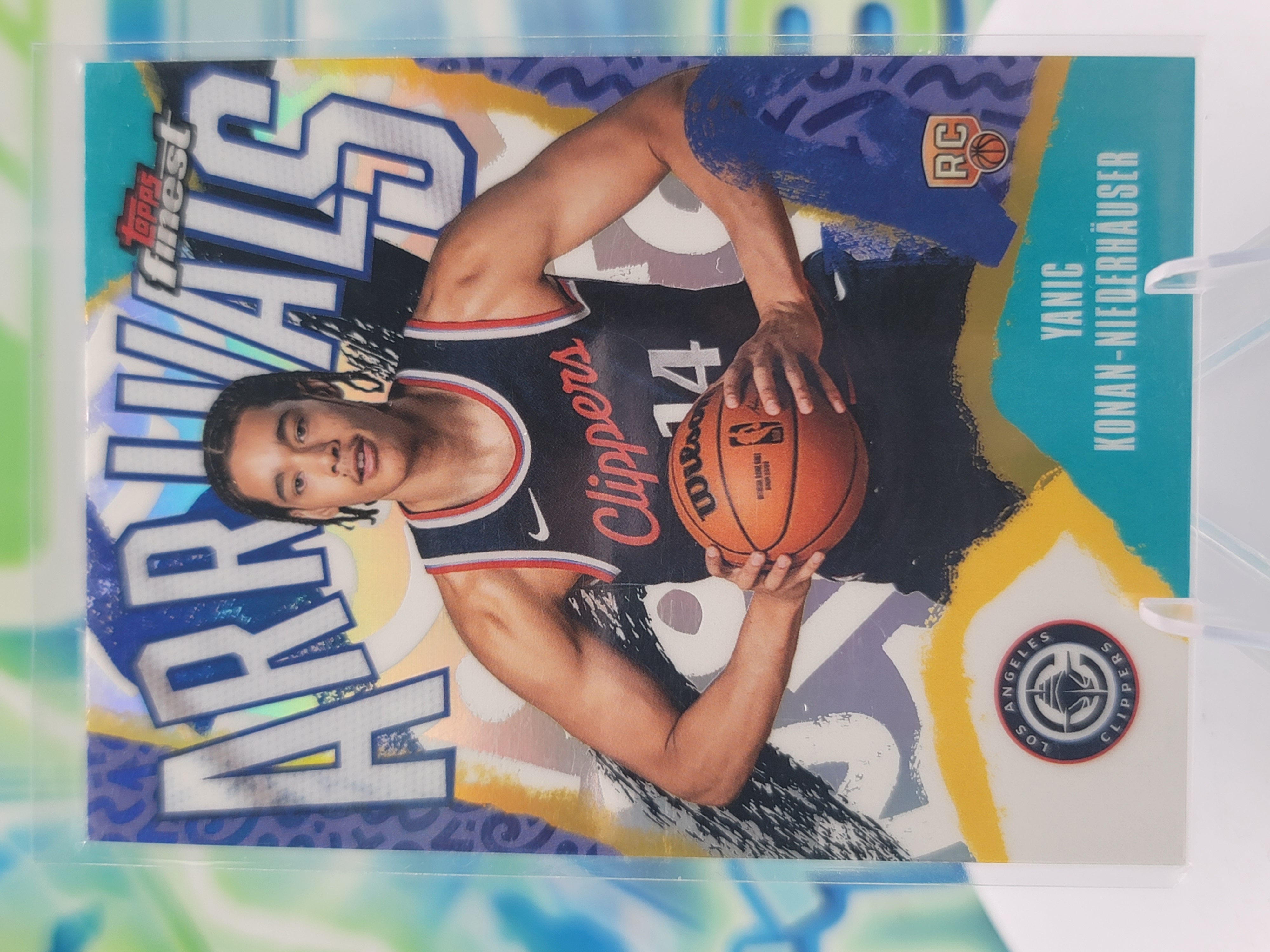 2026 Topps Topps Finest Yanic Konan-Niederhauser — 2026 Topps Topps Finest Arrivals Refractor Yanic Konan-Niederhauser Rookie
