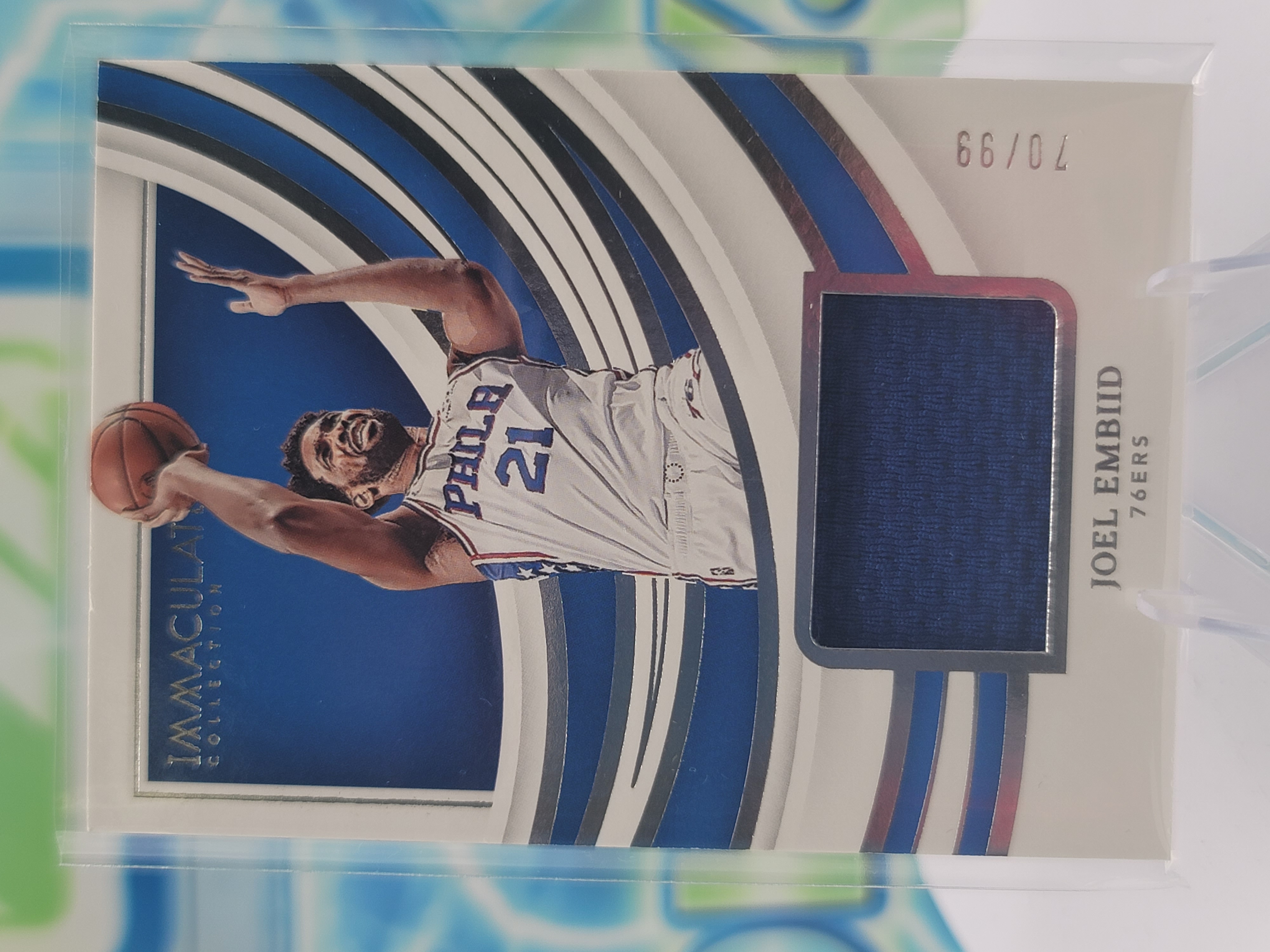 2022 Panini Immaculate Joel Embiid — 2022 Panini Immaculate Joel Embiid #70 of 99