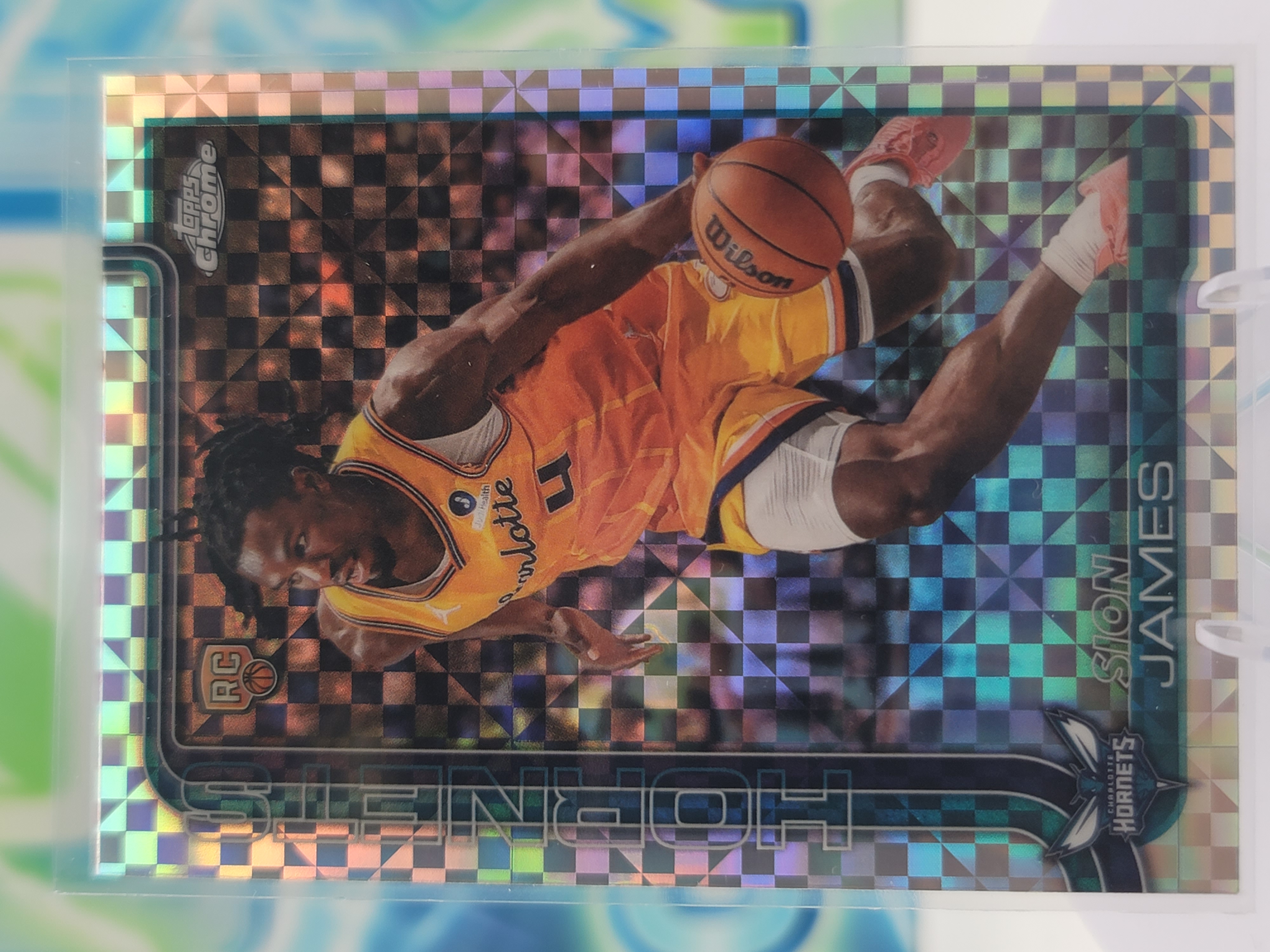 2026 Topps Chrome Update Sion James — 2026 Topps Chrome Update X-Fractor Sion James Rookie