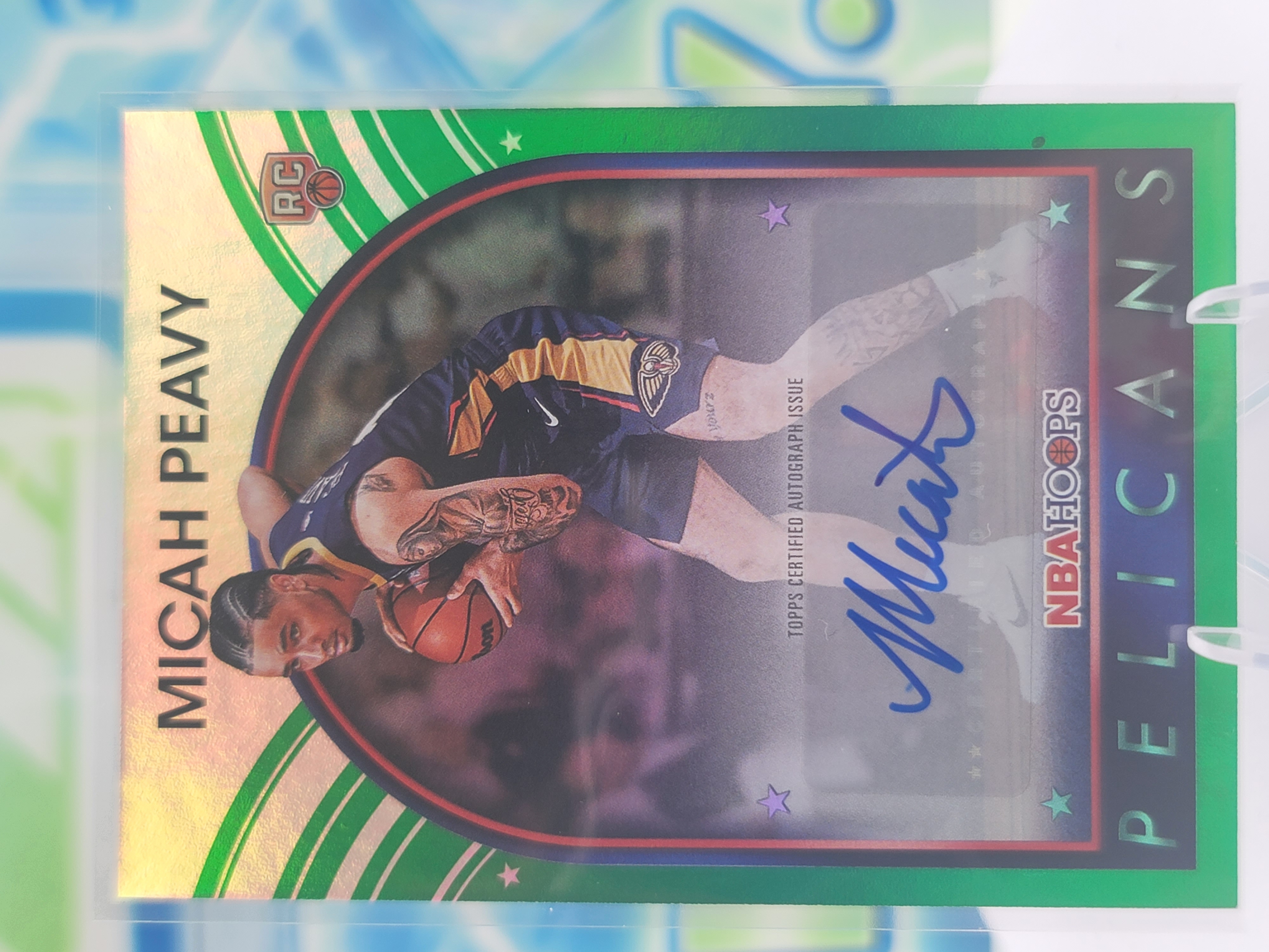 2026 Topps NBA Hoops Micah Peavy — 2026 Topps NBA Hoops Auto Micah Peavy Rookie Autograph