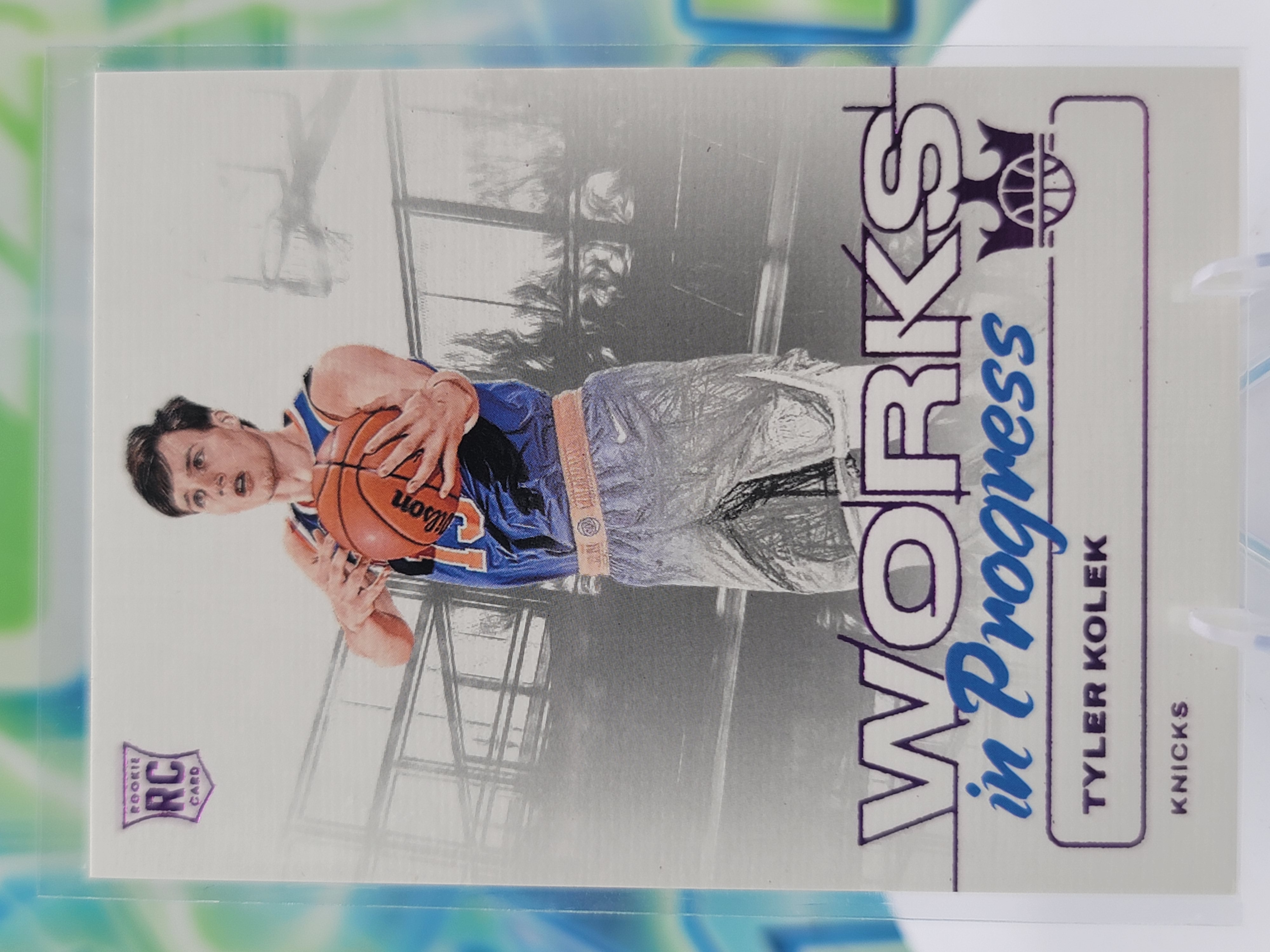 2025 Panini Court Kings Tyler Kolek — 2025 Panini Court Kings Works in Progress Tyler Kolek Rookie #87 of 99