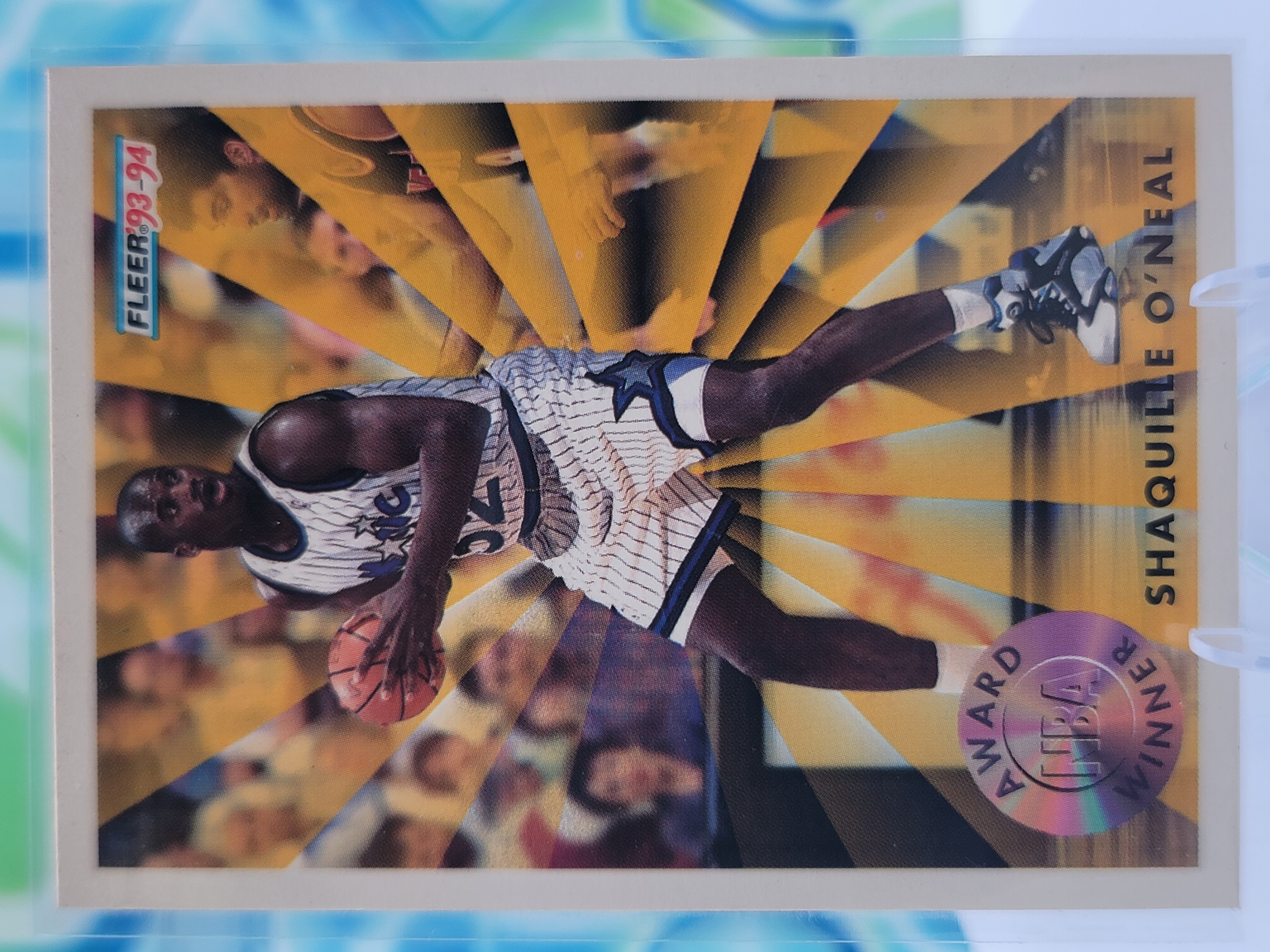 1994 Fleer Shaquille O'Neal — 1994 Fleer NBA Award Winner Shaquille O'Neal