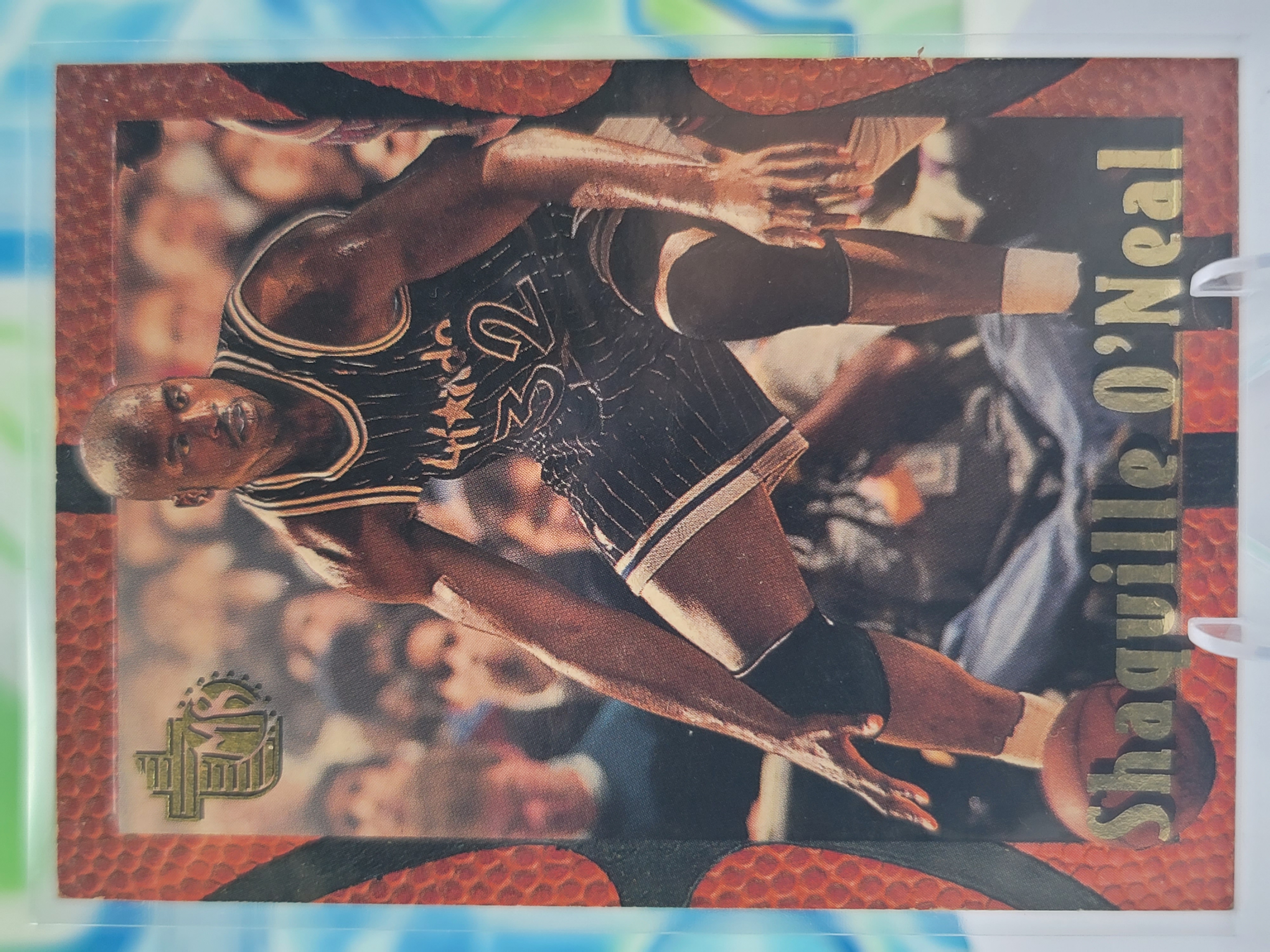 1995 Topps TMB Shaquille O'Neal — 1995 Topps TMB Embossed Shaquille O'Neal
