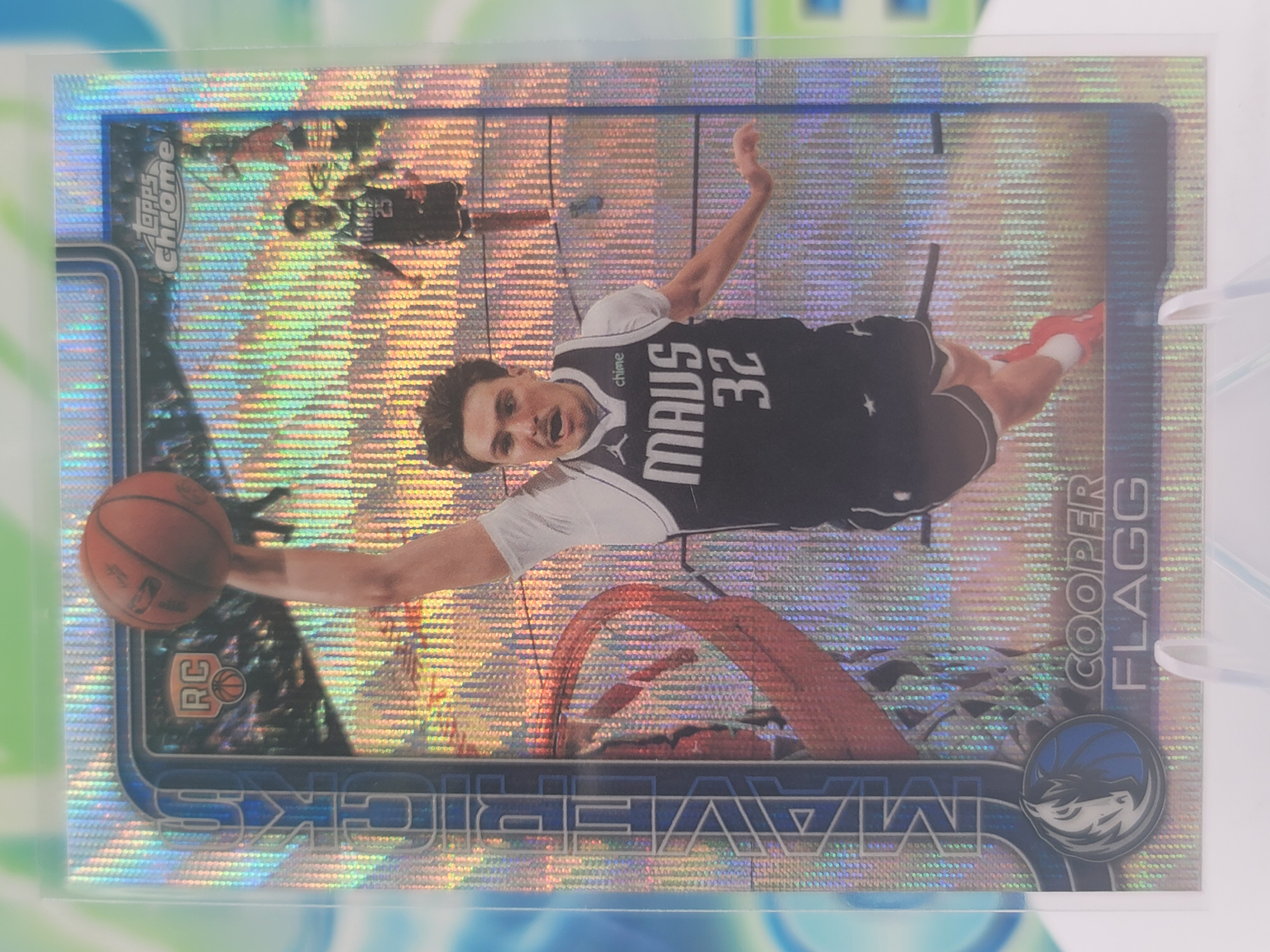 2026 Topps Chrome Update Cooper Flagg — 2026 Topps Chrome Update Wave Refractor Cooper Flagg Rookie