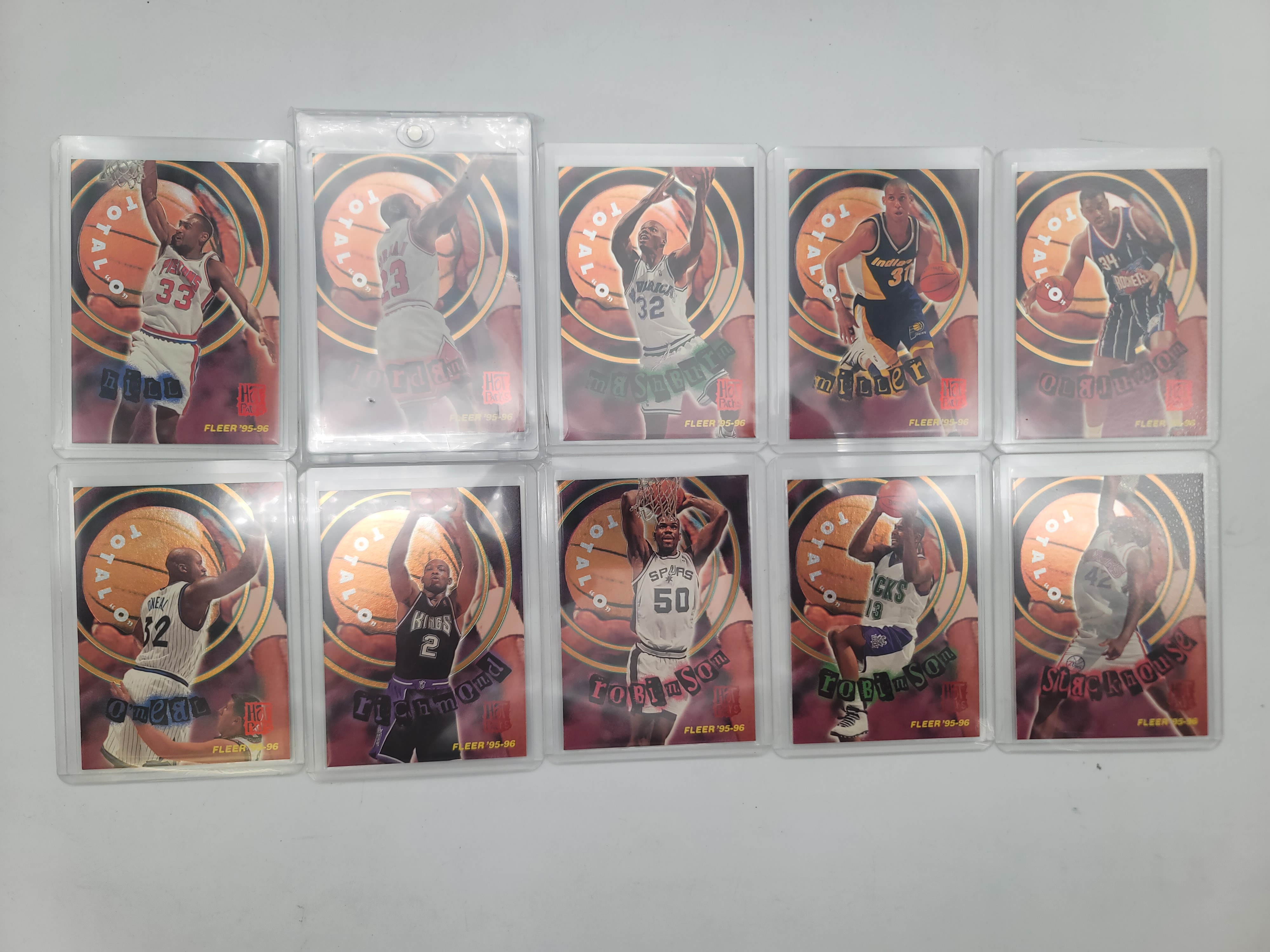 1996 Fleer — 1996 Fleer Total O Hot Packs LOT