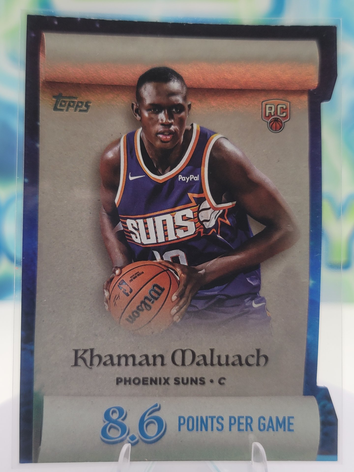 2025 Topps Topps Flagship Khaman Maluach — 2025 Topps Topps Flagship 8.6 PPG Die Cut Khaman Maluach Rookie