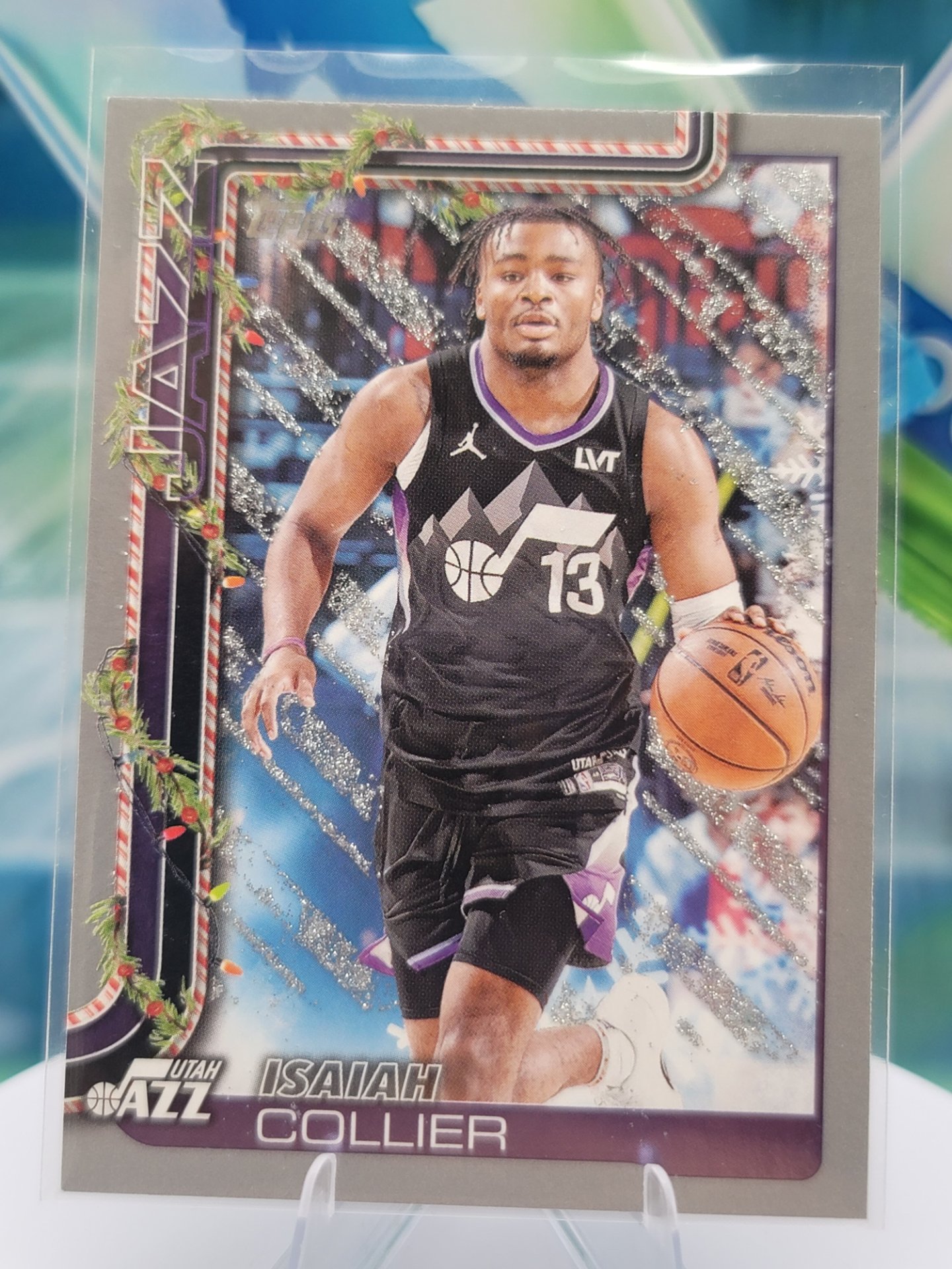 2025 Topps Topps Holiday Isaiah Collier — 2025 Topps Topps Holiday Grey Isaiah Collier