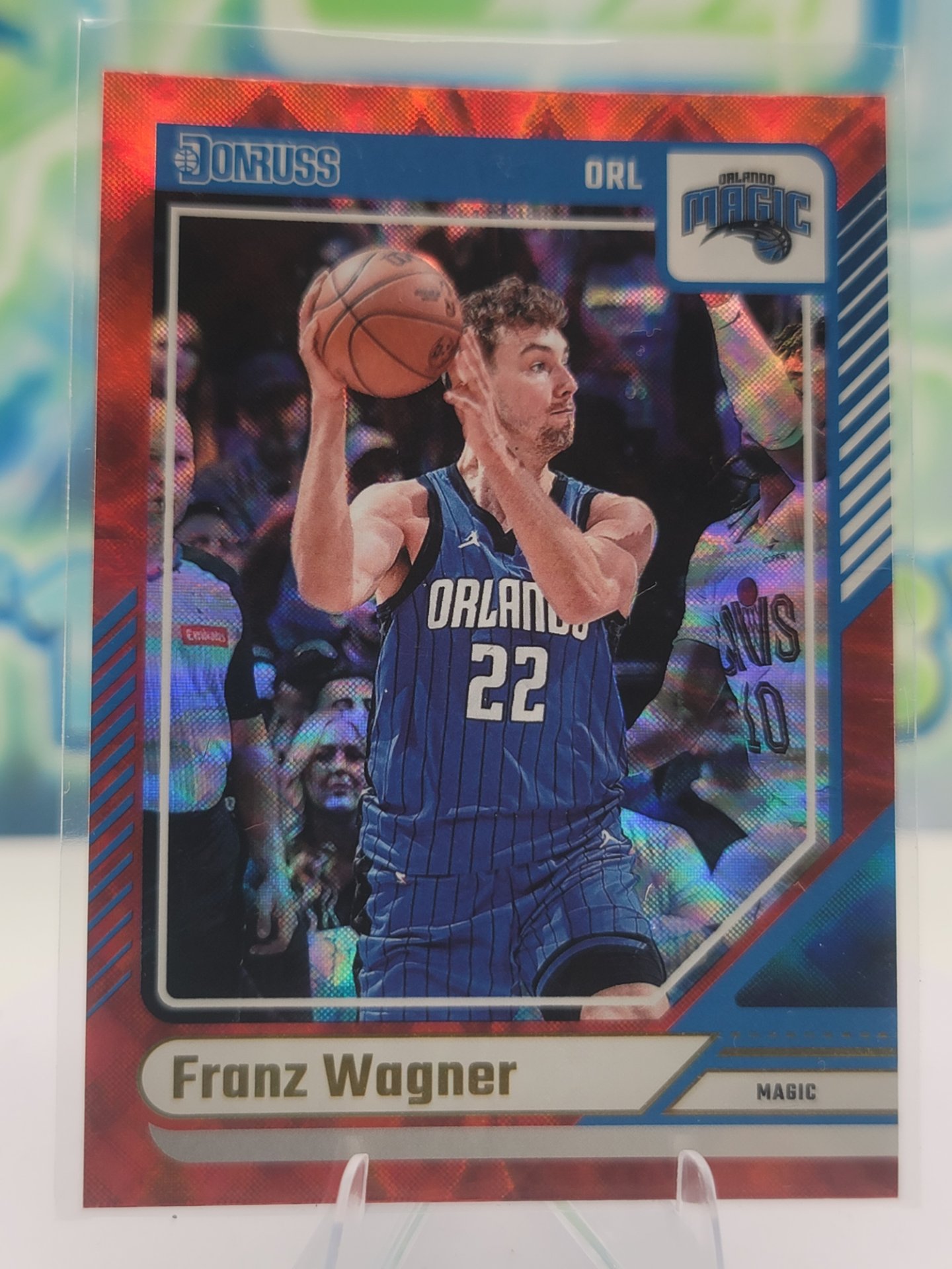 2025 Panini Donruss Franz Wagner — 2025 Panini Donruss Red Wedges Franz Wagner