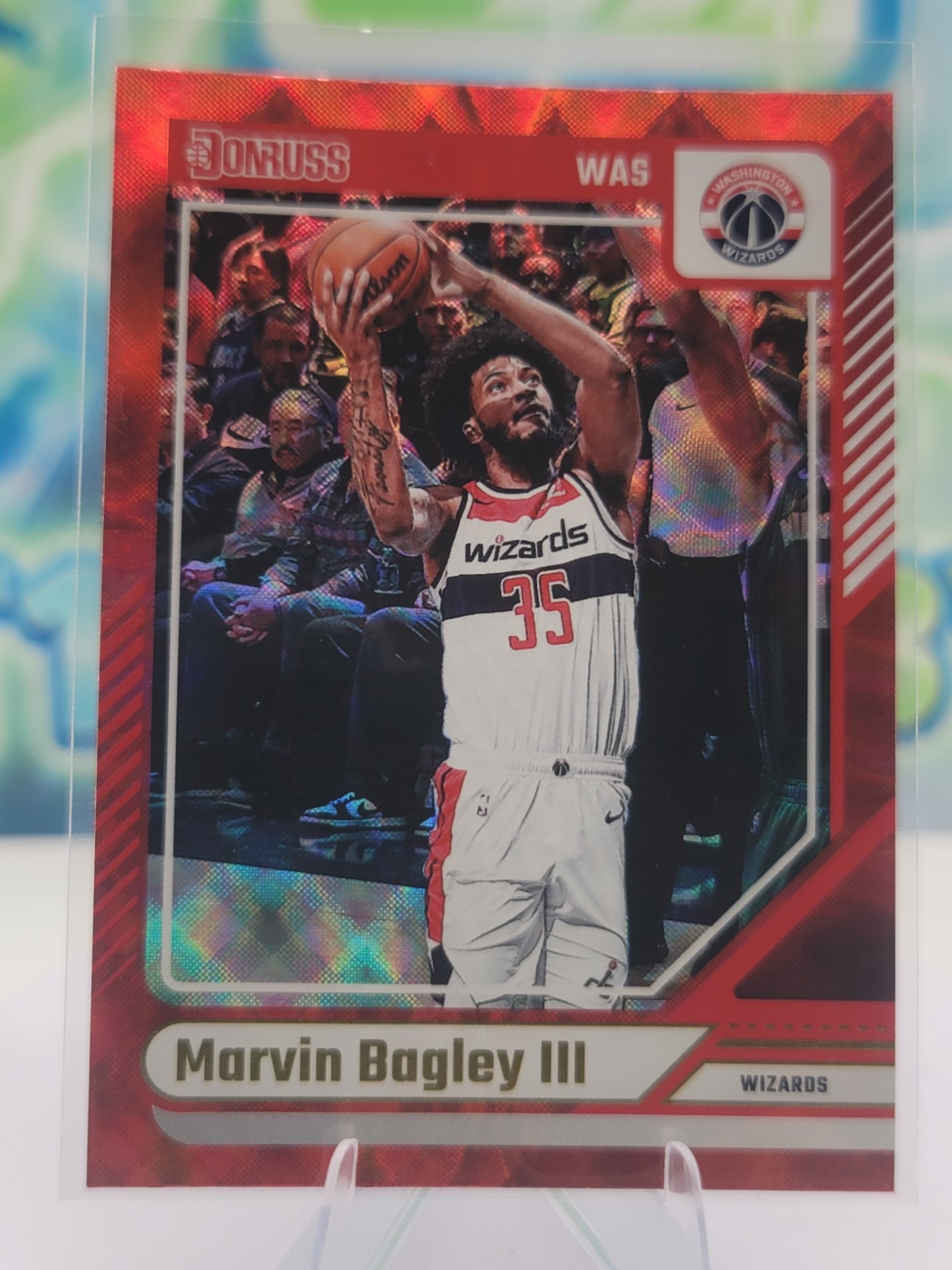 2025 Panini Donruss Marvin Bragley III — 2025 Panini Donruss Red Wedges Marvin Bragley III