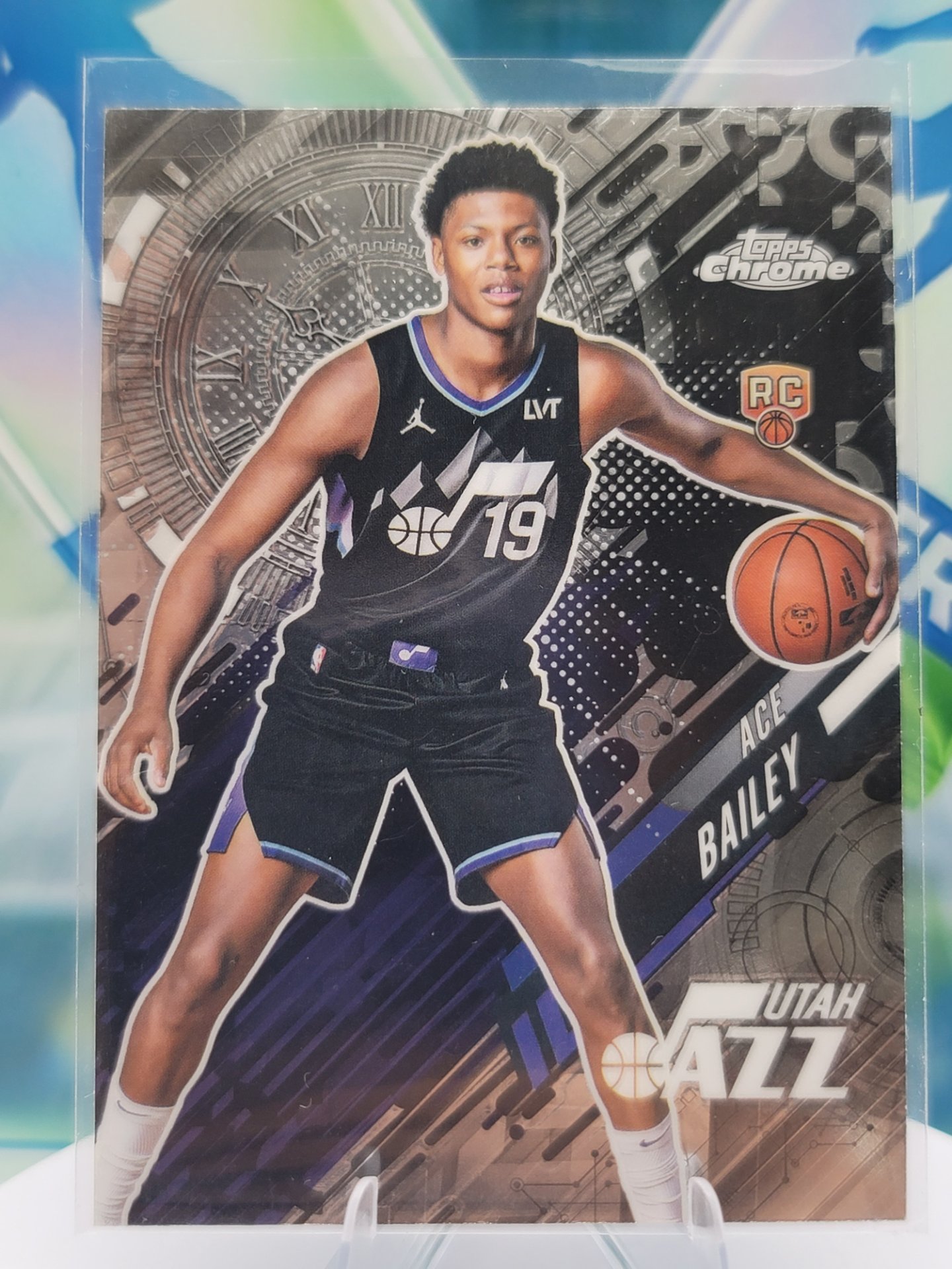 2025 Topps Topps Chrome Ace Bailey — 2025 Topps Topps Chrome Go Time Ace Bailey Rookie