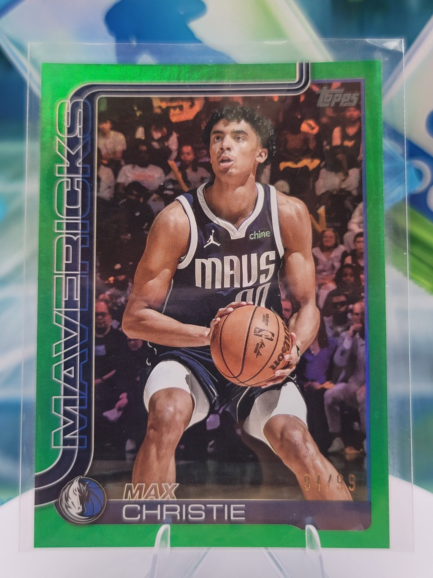 2025 Topps Topps Flagship Max Christie — 2025 Topps Topps Flagship Green Max Christie #94 of 99