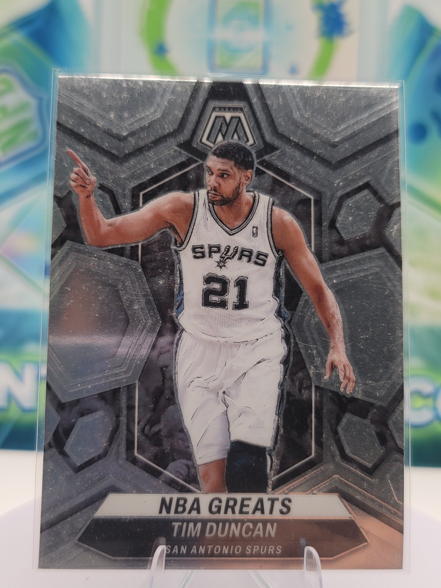 2024 Panini Mosaic Tim Duncan — 2024 Panini Mosaic NBA Greats Tim Duncan
