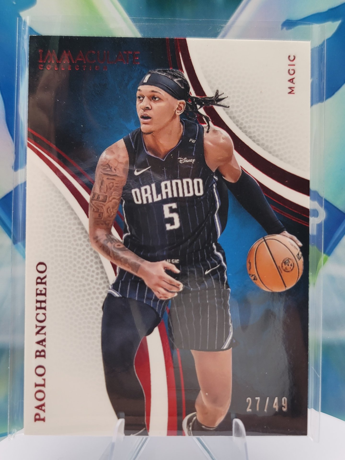2025 Panini Immaculate Paolo Banchero — 2025 Panini Immaculate Base Paolo Banchero #27 of 49