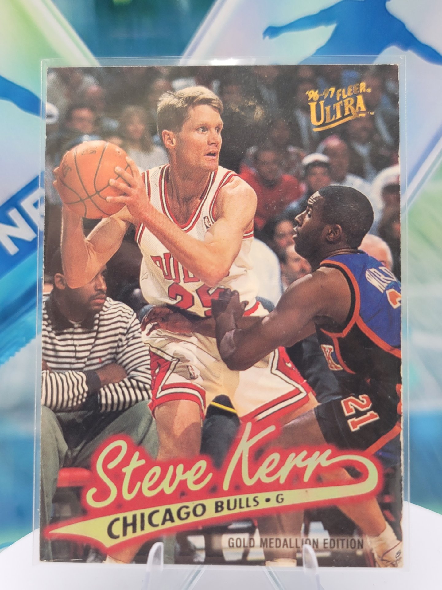 1997 Fleer Ultra Steve Kerr — 1997 Fleer Ultra Gold Medallion Editon Steve Kerr