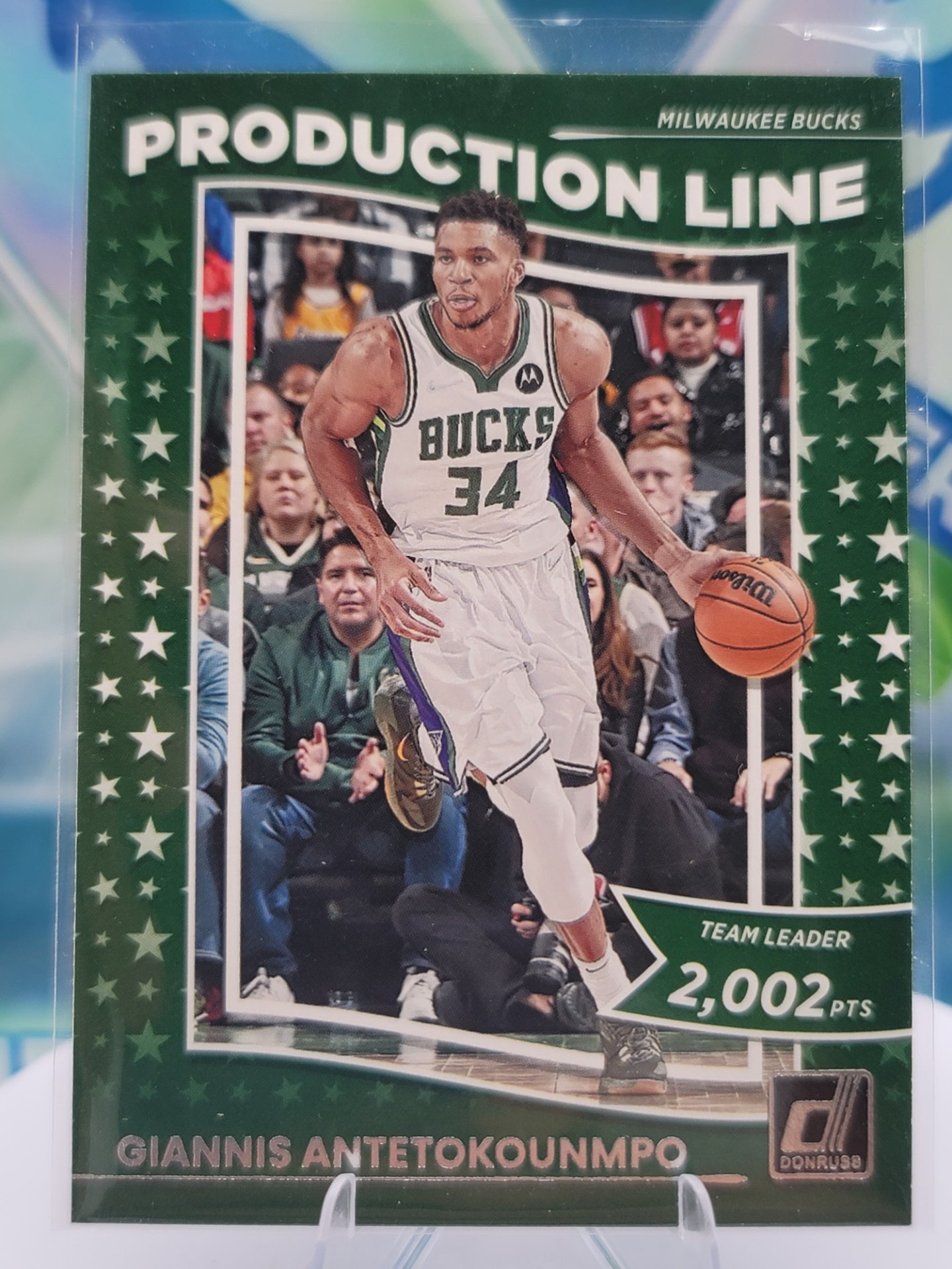 2023 Panini Donruss Giannis Antetokounmpo — 2023 Panini Donruss Production line Giannis Antetokounmpo