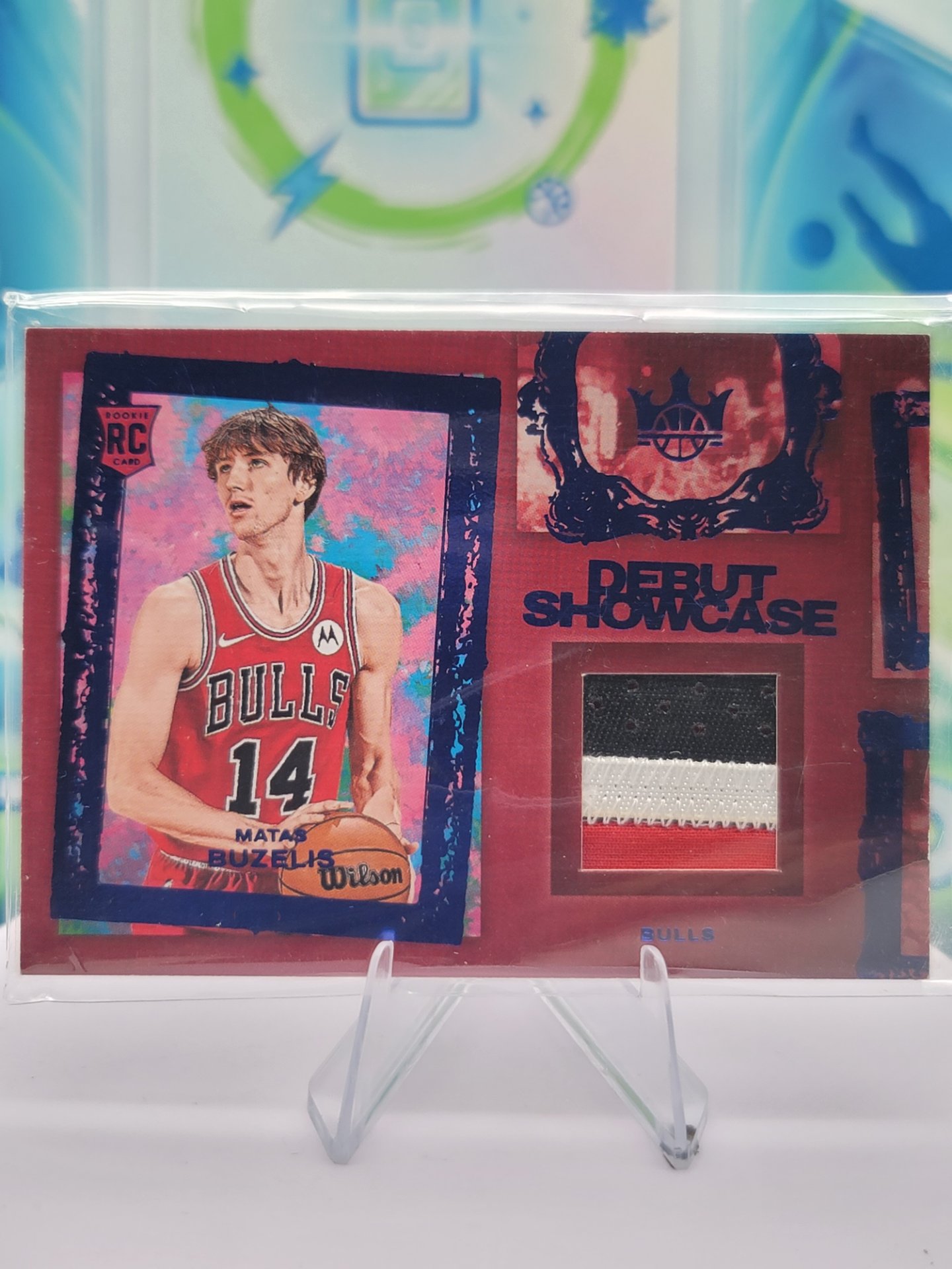 2025 Panini Court Kings Matas Buzelis — 2025 Panini Court Kings Debut Showcase Patch Matas Buzelis Rookie Patch/Memorabilia