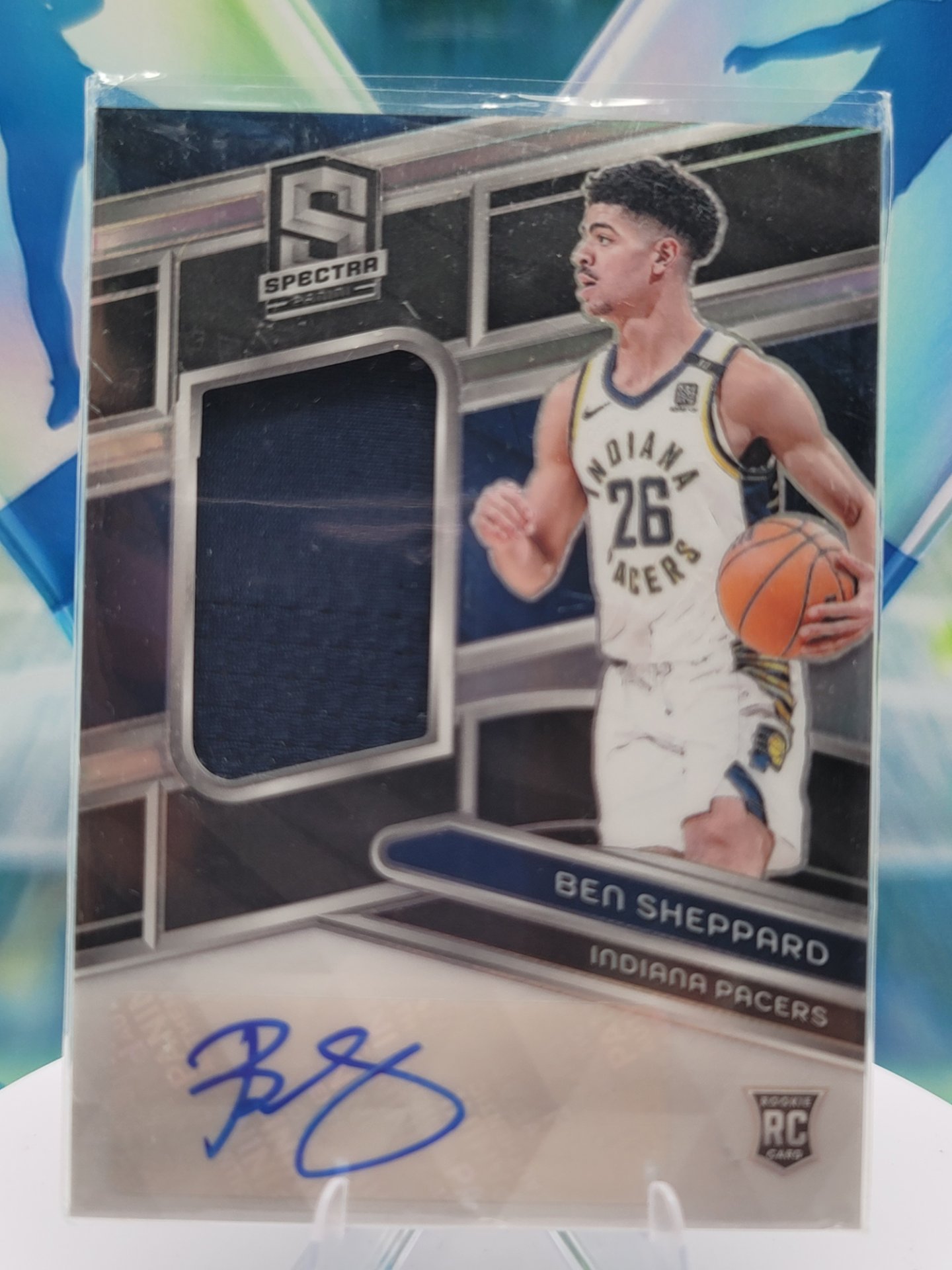 2024 Panini Spectra Ben Sheppard — 2024 Panini Spectra RPA Ben Sheppard #10 of 199 Rookie Autograph Patch/Memorabilia