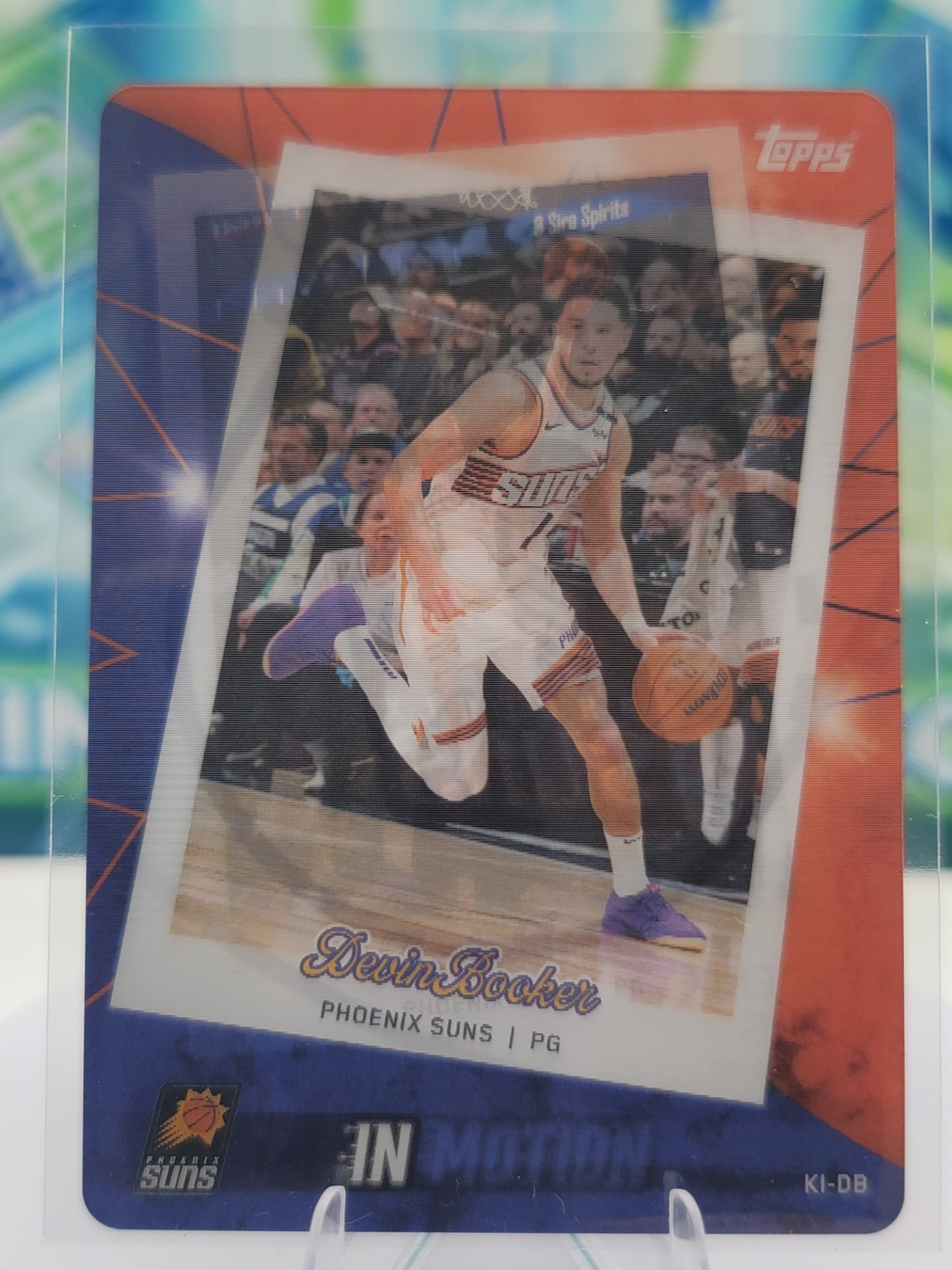 2025 Topps Match Attax Devin Booker — 2025 Topps Match Attax In Motion Lenticular Devin Booker