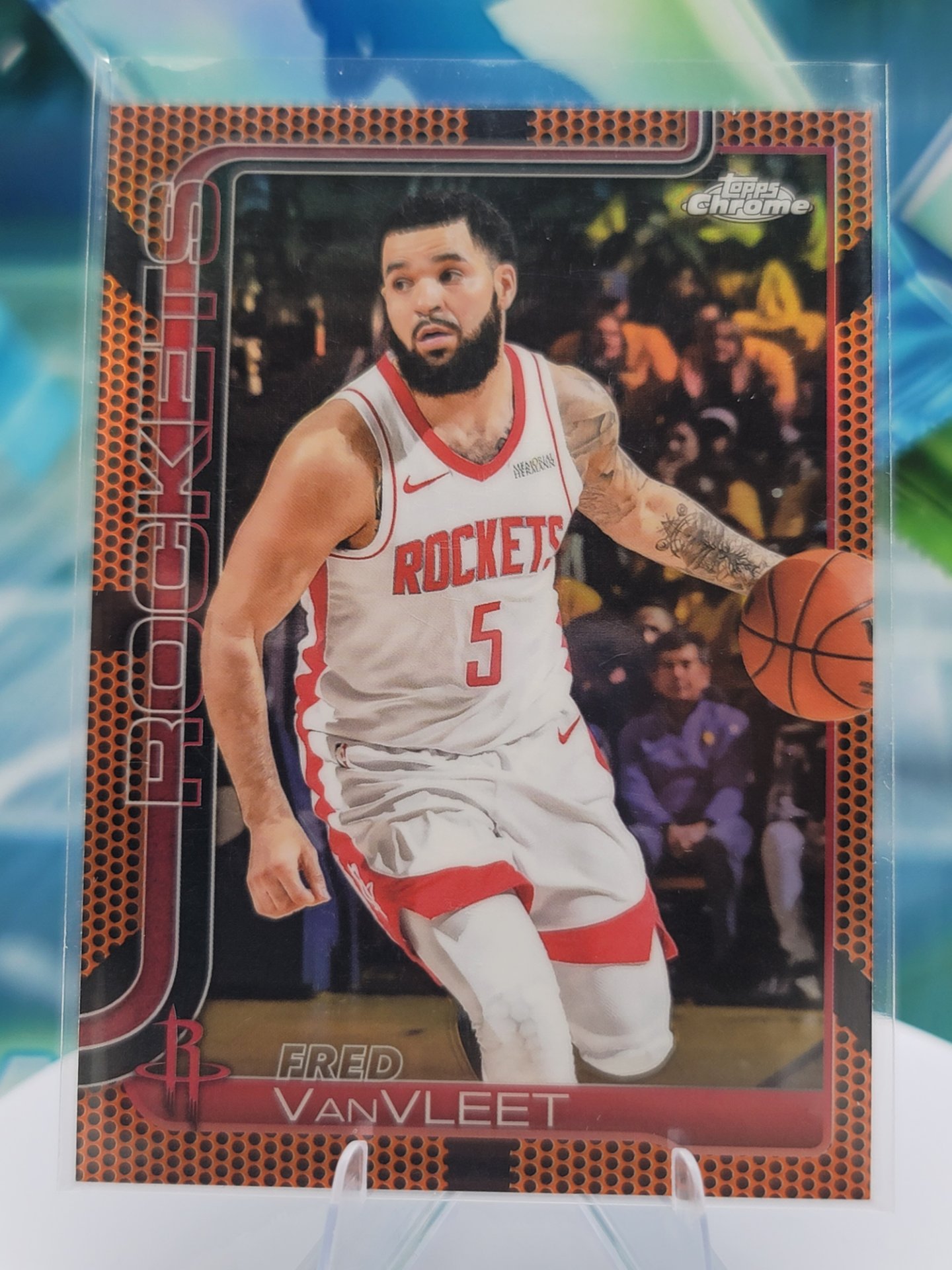 2025 Topps Topps Chrome Fred VanVleet — 2025 Topps Topps Chrome Basketball Refractor Fred VanVleet
