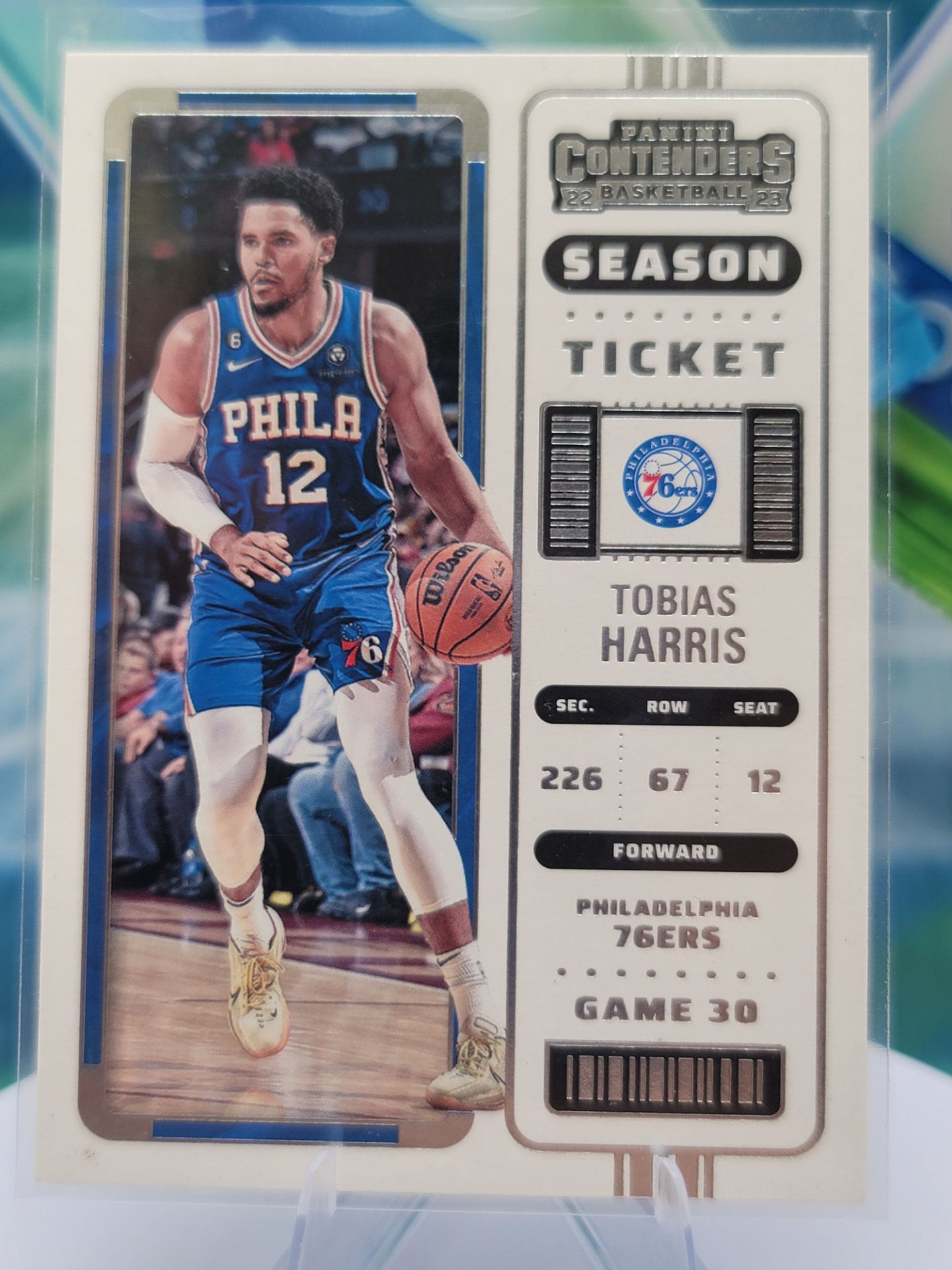 2023 Panini Contenders Tobias Harris — 2023 Panini Contenders Season Ticket Tobias Harris