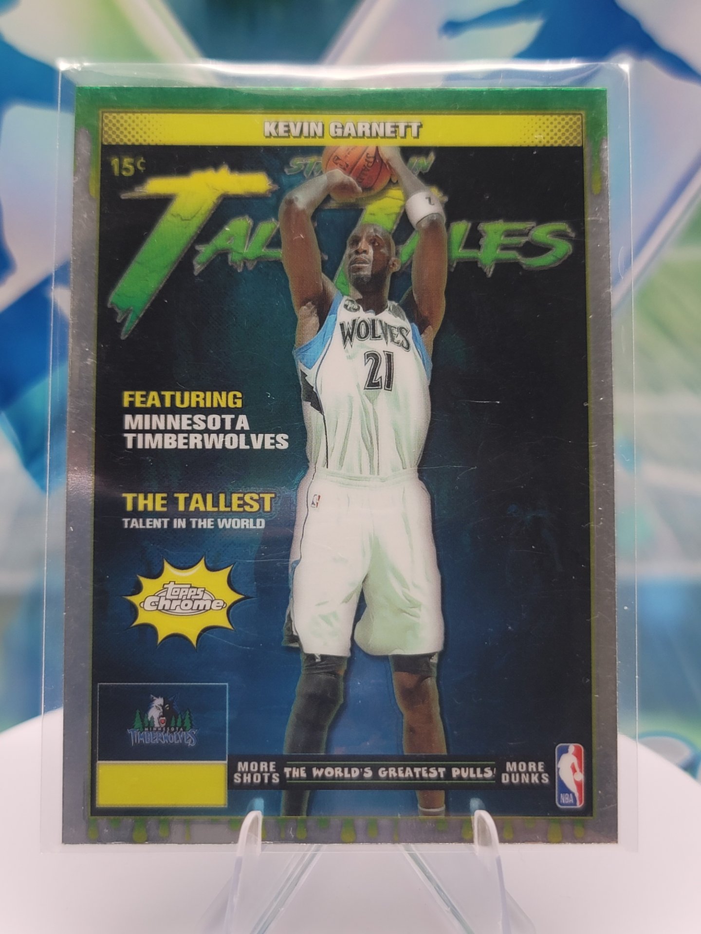 2025 Topps Topps Chrome Kevin Garnett — 2025 Topps Topps Chrome Tall Tales Kevin Garnett