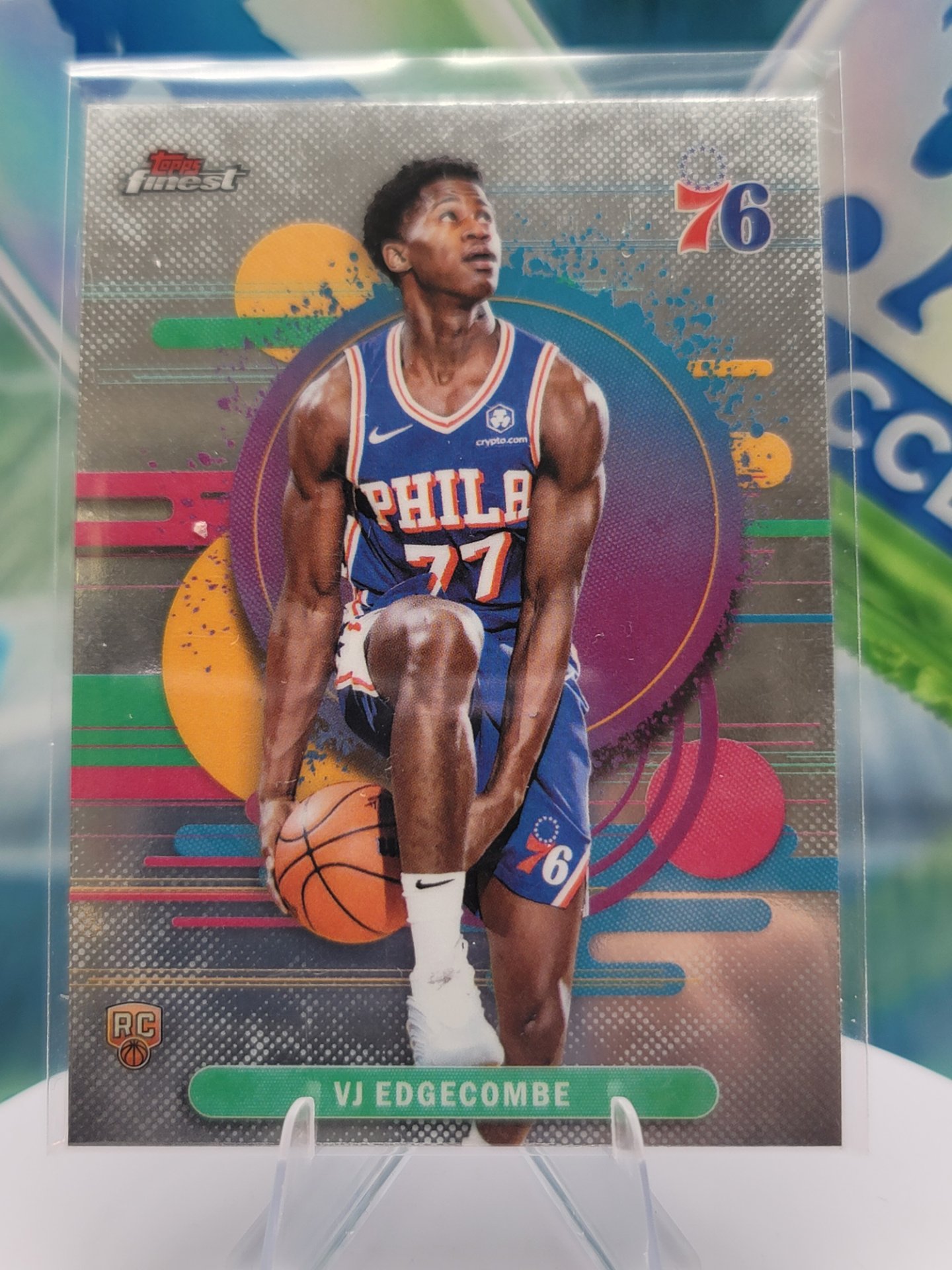 2026 Topps Topps Finest Vj Edgecombe — 2026 Topps Topps Finest Uncommon Vj Edgecombe Rookie