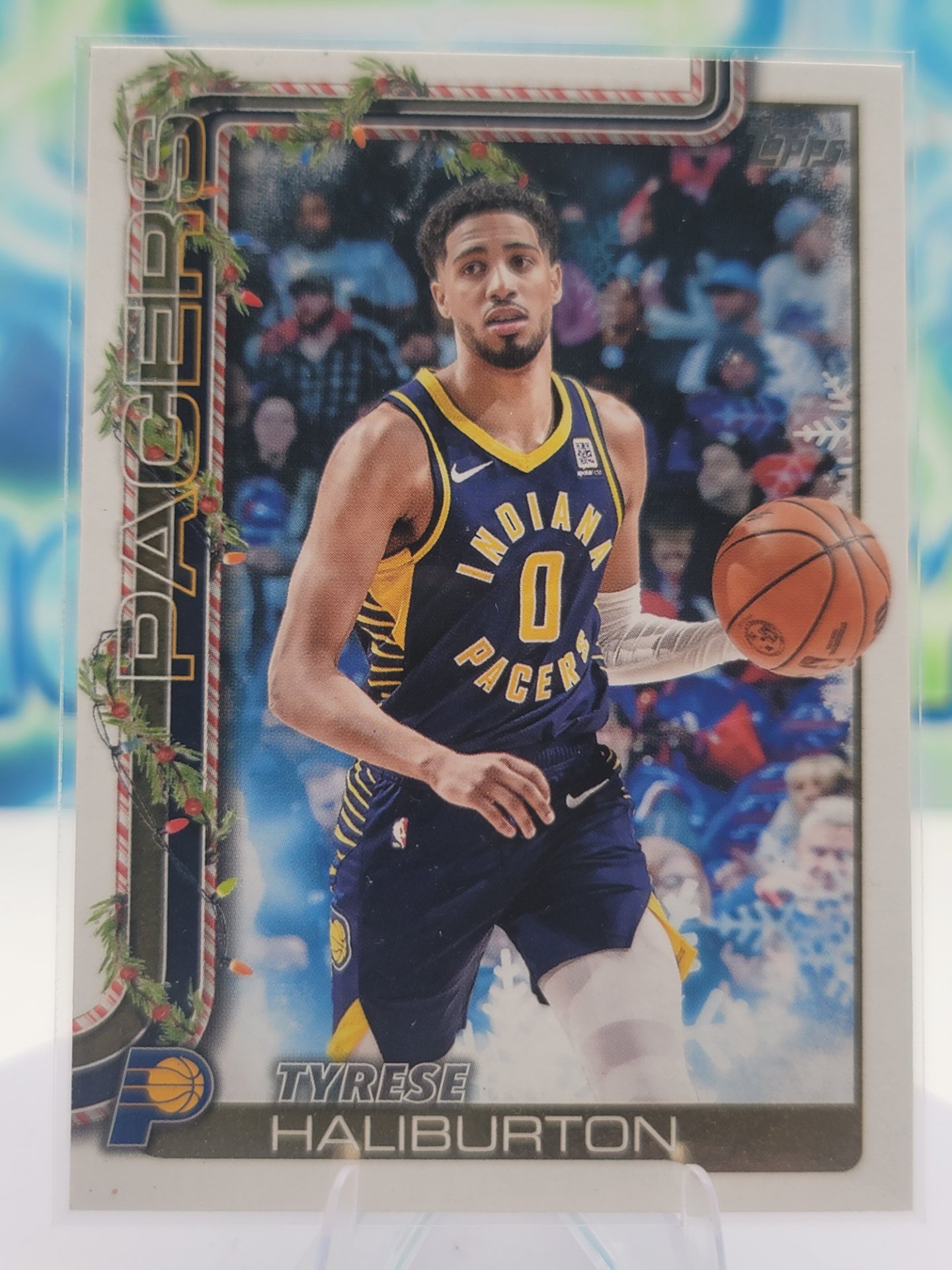 2025 Topps Topps Holiday Tyrese Haliburton — 2025 Topps Topps Holiday Tyrese Haliburton