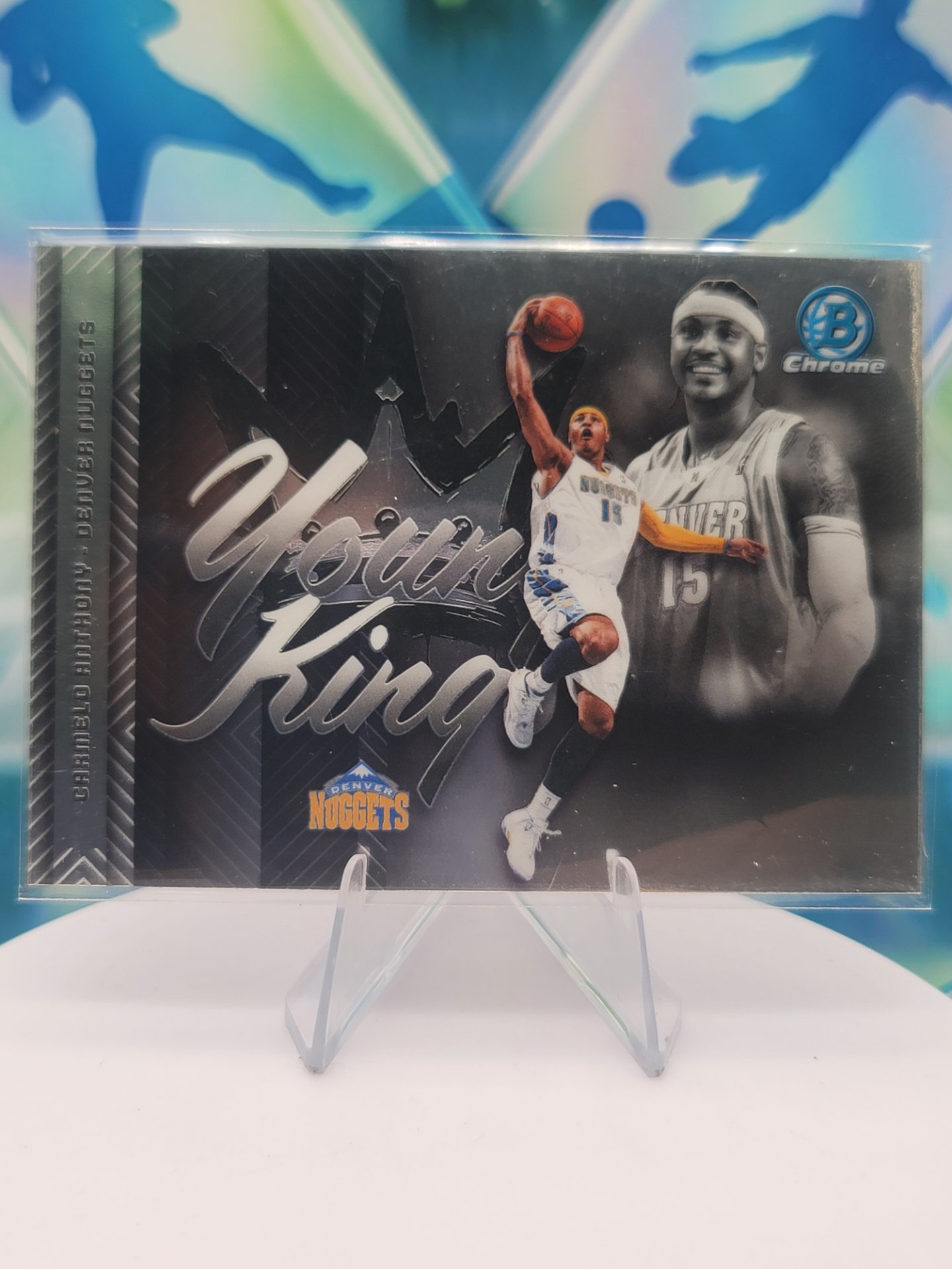 2025 Topps Bowman Carmelo Anthony — 2025 Topps Bowman Chrome Young Kings Carmelo Anthony