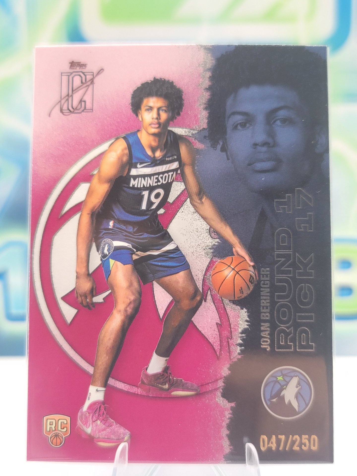 2026 Topps Signature Class Joan Beringer — 2026 Topps Signature Class Magenta Joan Beringer Rookie #47 of 250