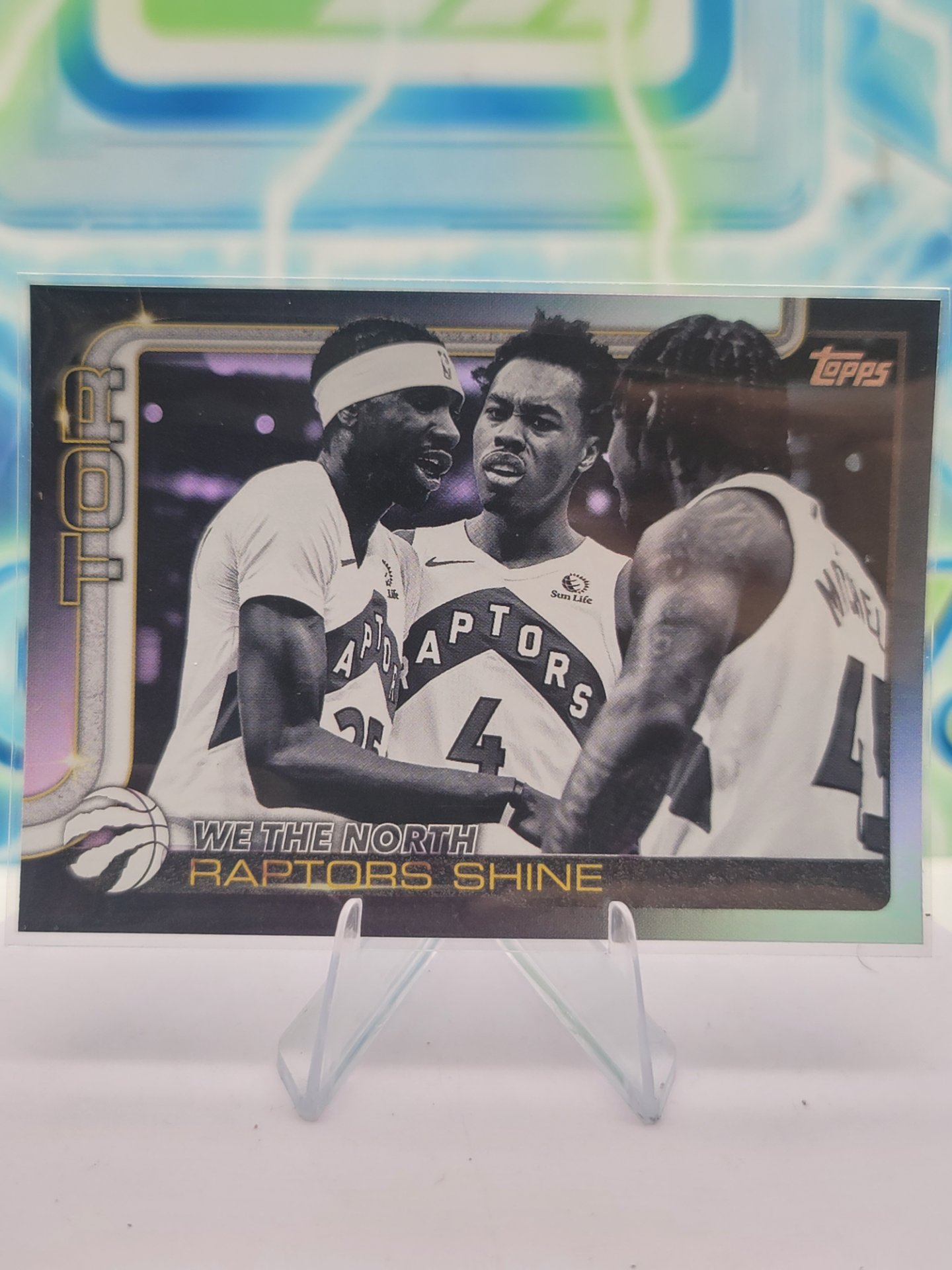 2025 Topps Topps Flagship Raptors — 2025 Topps Topps Flagship We The North Blackout Raptors