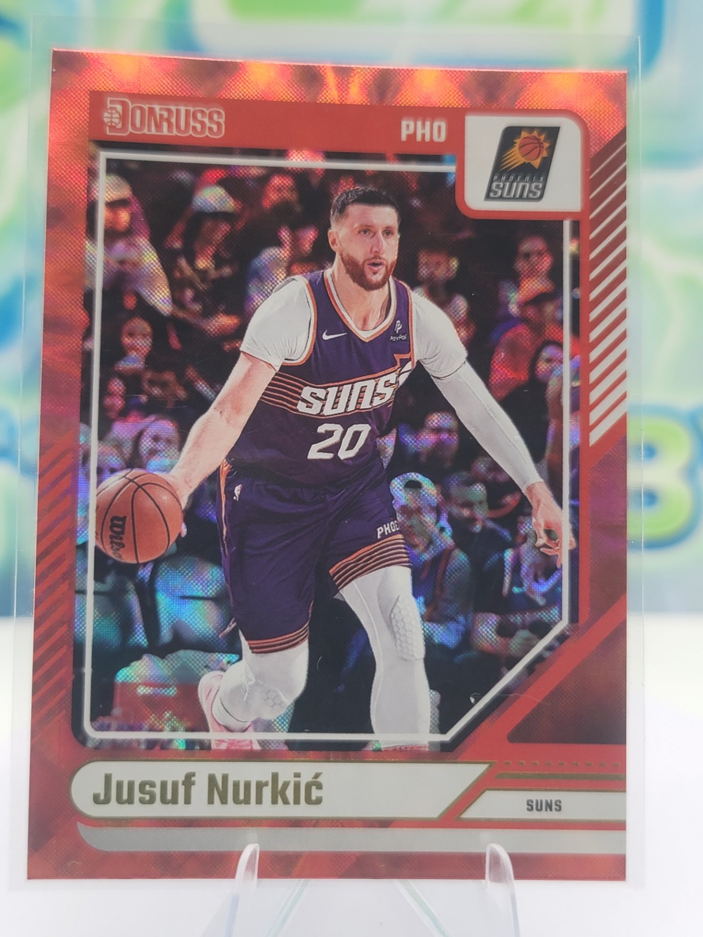 2025 Panini Donruss Jusuf Nurkic — 2025 Panini Donruss Red Wedges Jusuf Nurkic