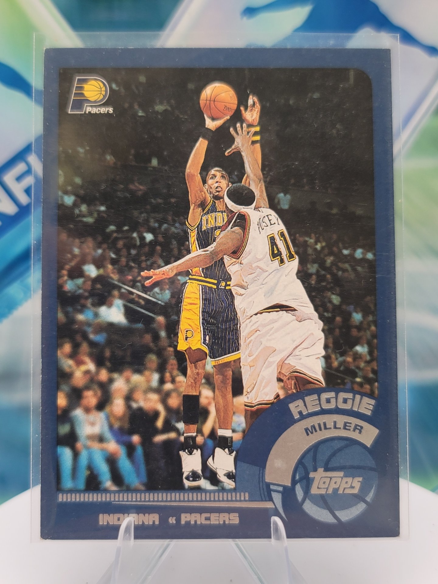 2002 Topps Topps Flagship Reggie Miller — 2002 Topps Topps Flagship Base Reggie Miller