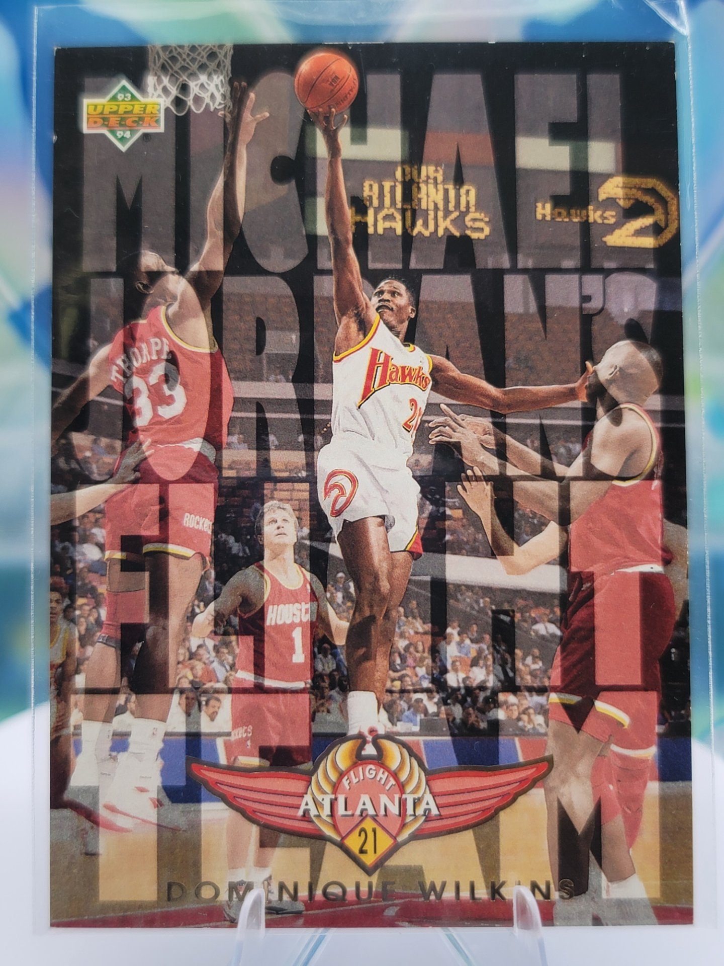 1993 Upper Deck Dominique Wilkins — 1993 Upper Deck Flight Dominique Wilkins