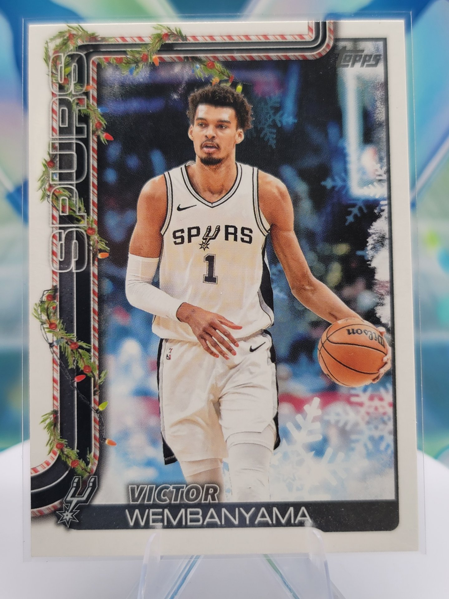 2025 Topps Topps Holiday Victor Wembanyama — 2025 Topps Topps Holiday Base Victor Wembanyama