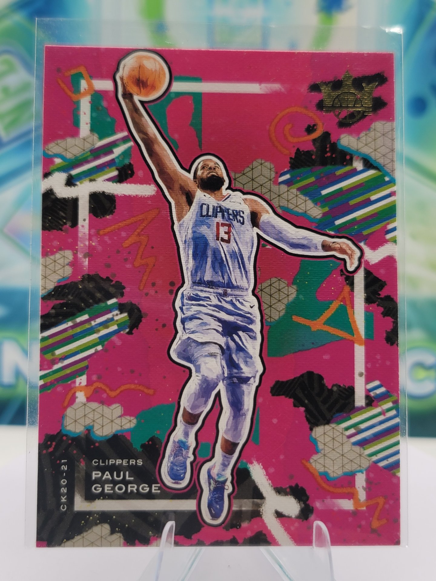 2021 Panini Court Kings Paul George — 2021 Panini Court Kings Base Paul George